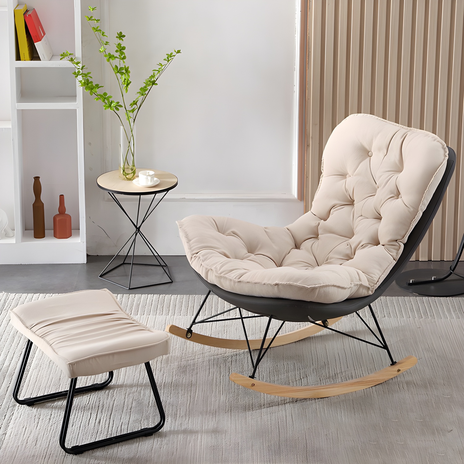 Upholstered Rocking Chair | Ormau - image 11