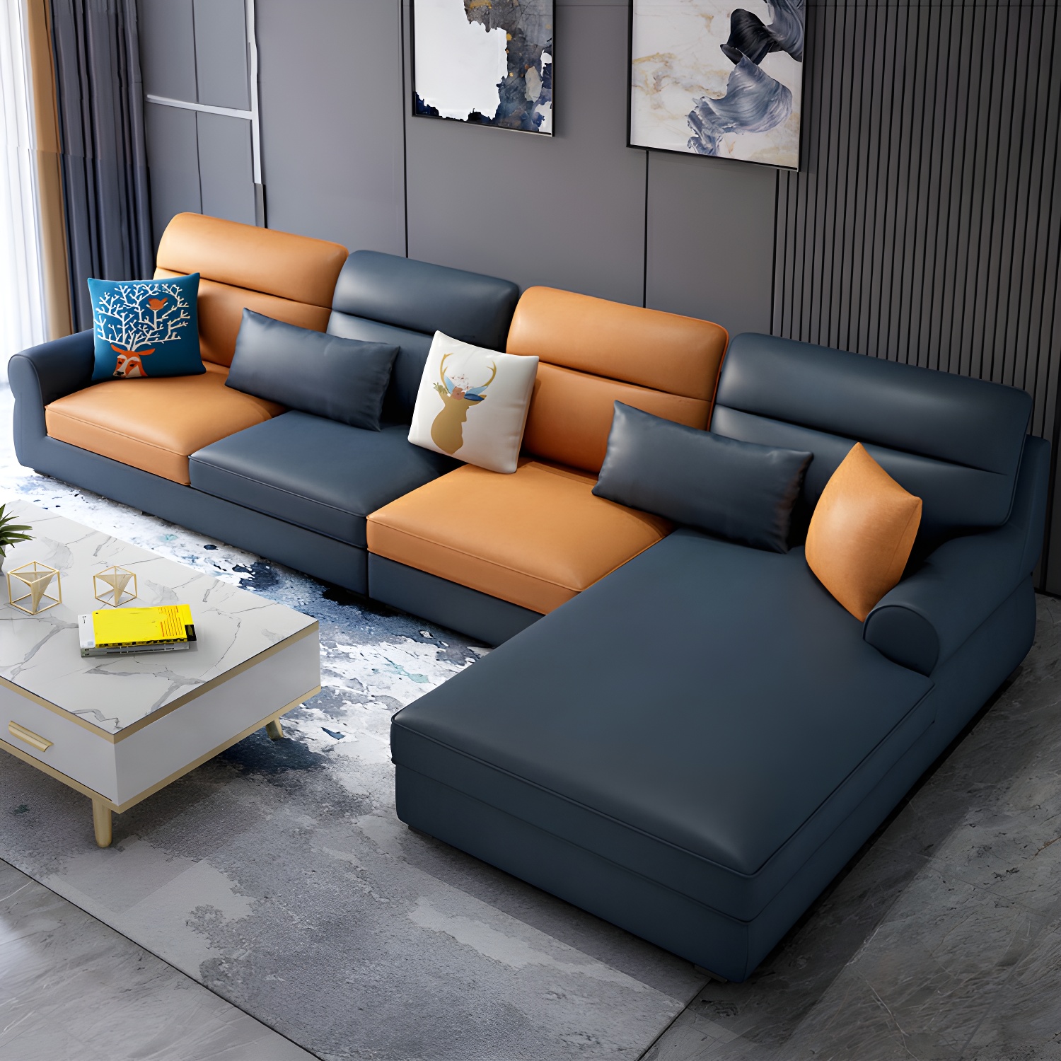 Architectural Sectional Sofa | Ormau - image 33