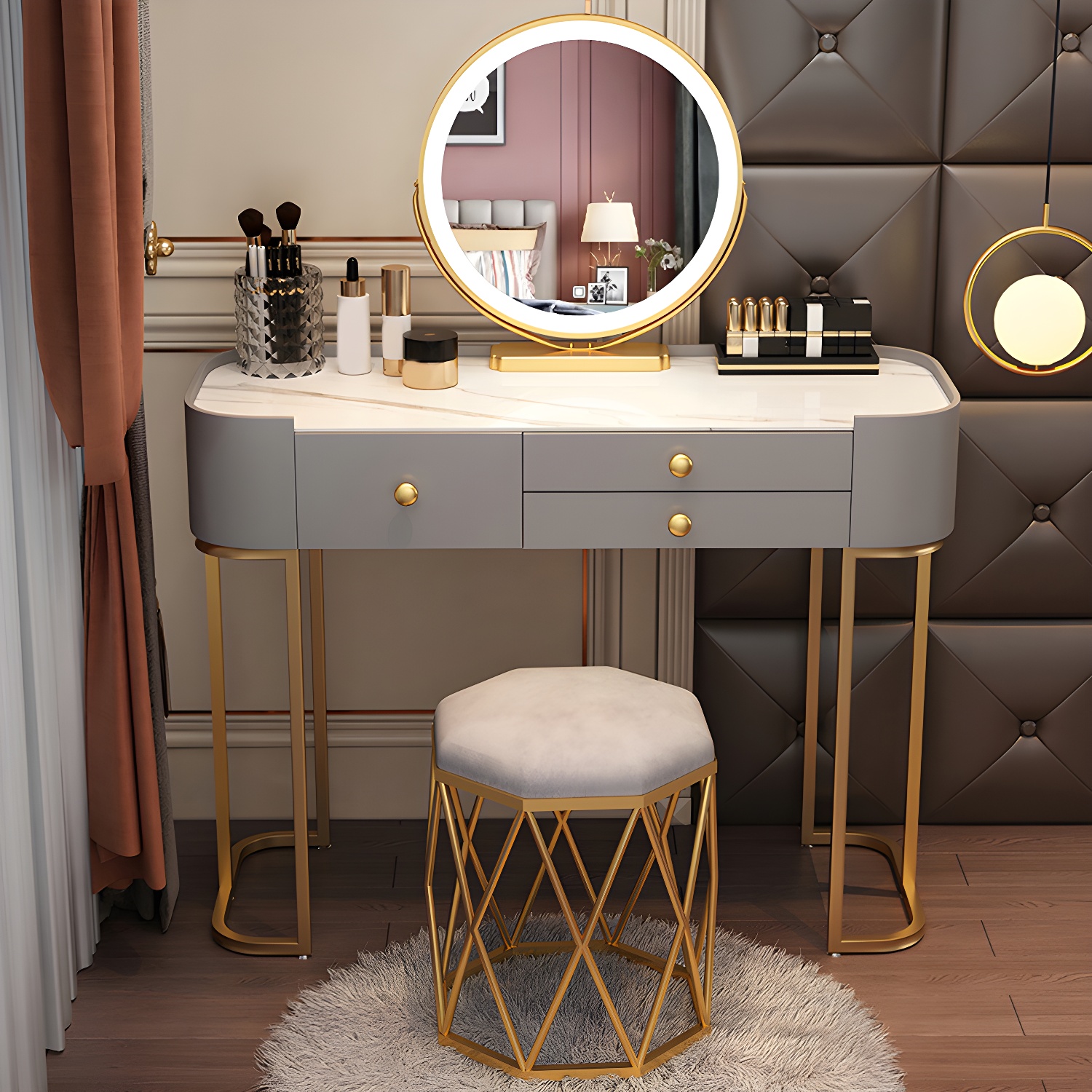 Glam Glass Vanity | Ormau - image 27