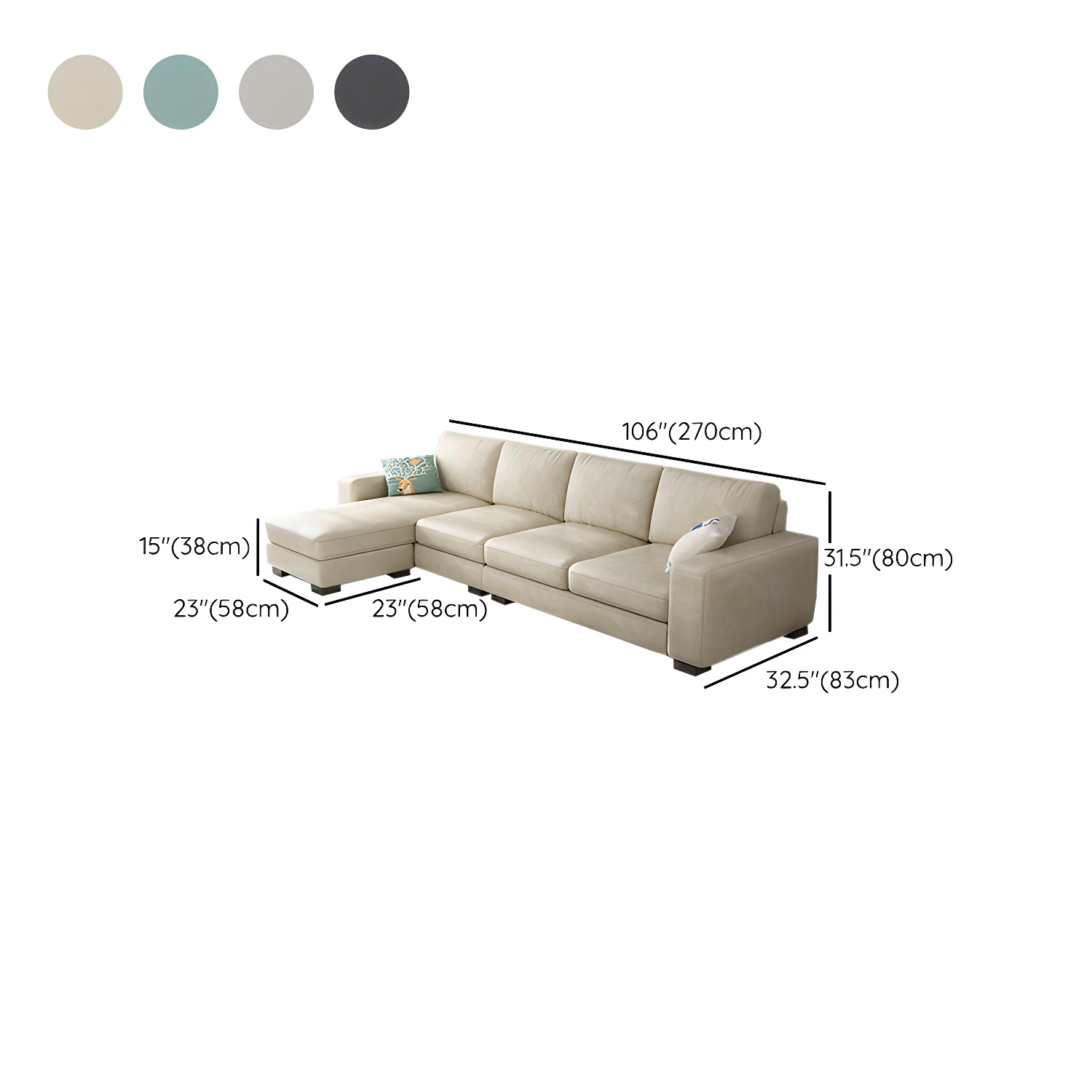 Modernist Sectional Sofa | Ormau - image 29