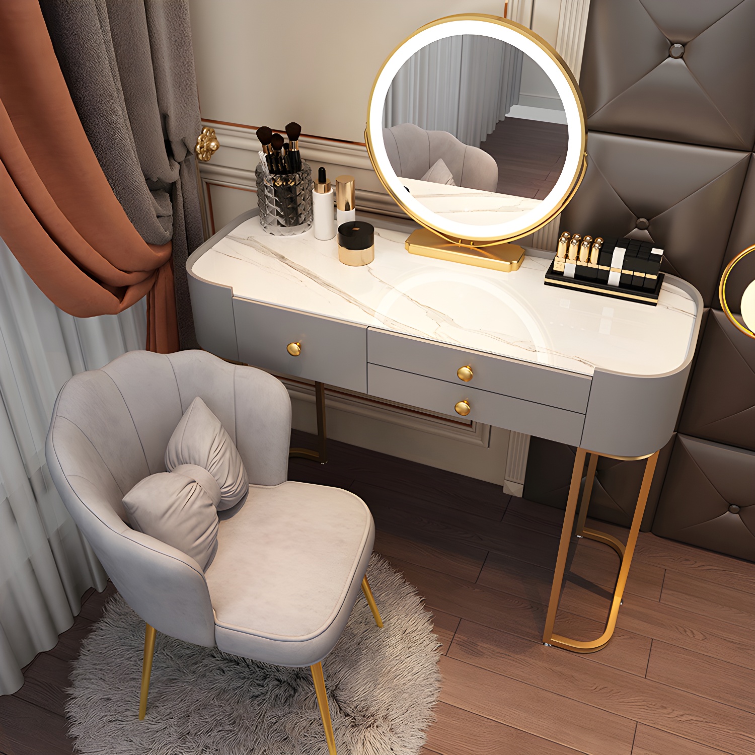Glam Glass Vanity | Ormau - image 28