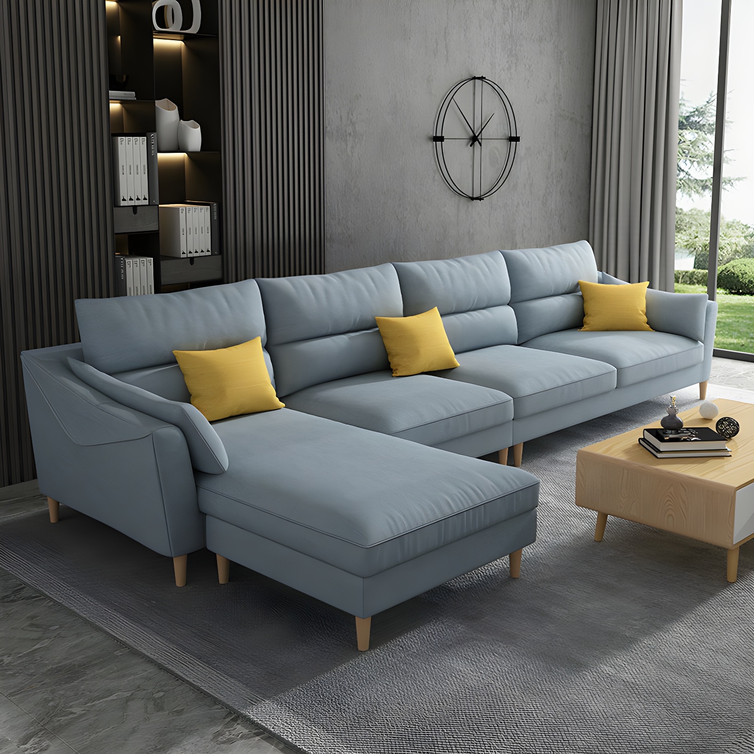 Modular Sectional Sofa with Ottoman | Ormau - image 3