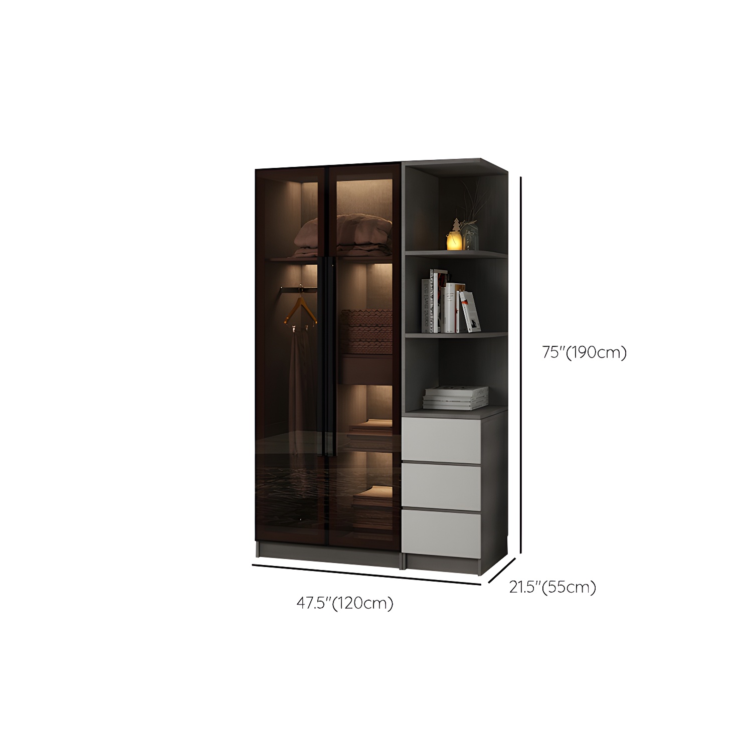 Modern Hinged Wardrobe | Ormau - image 18