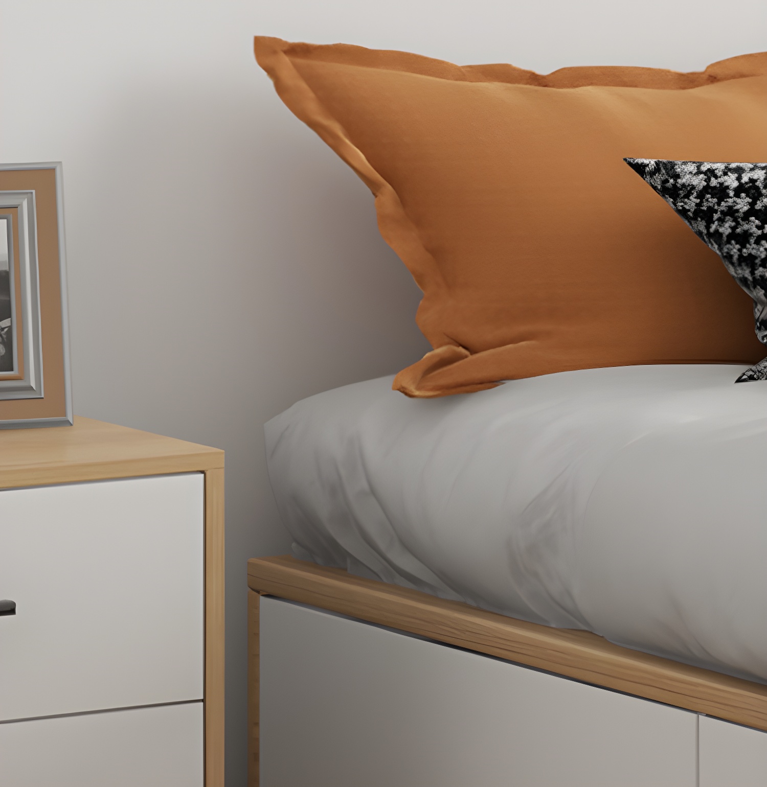 Natural Wood Storage Bed | Ormau - image 9