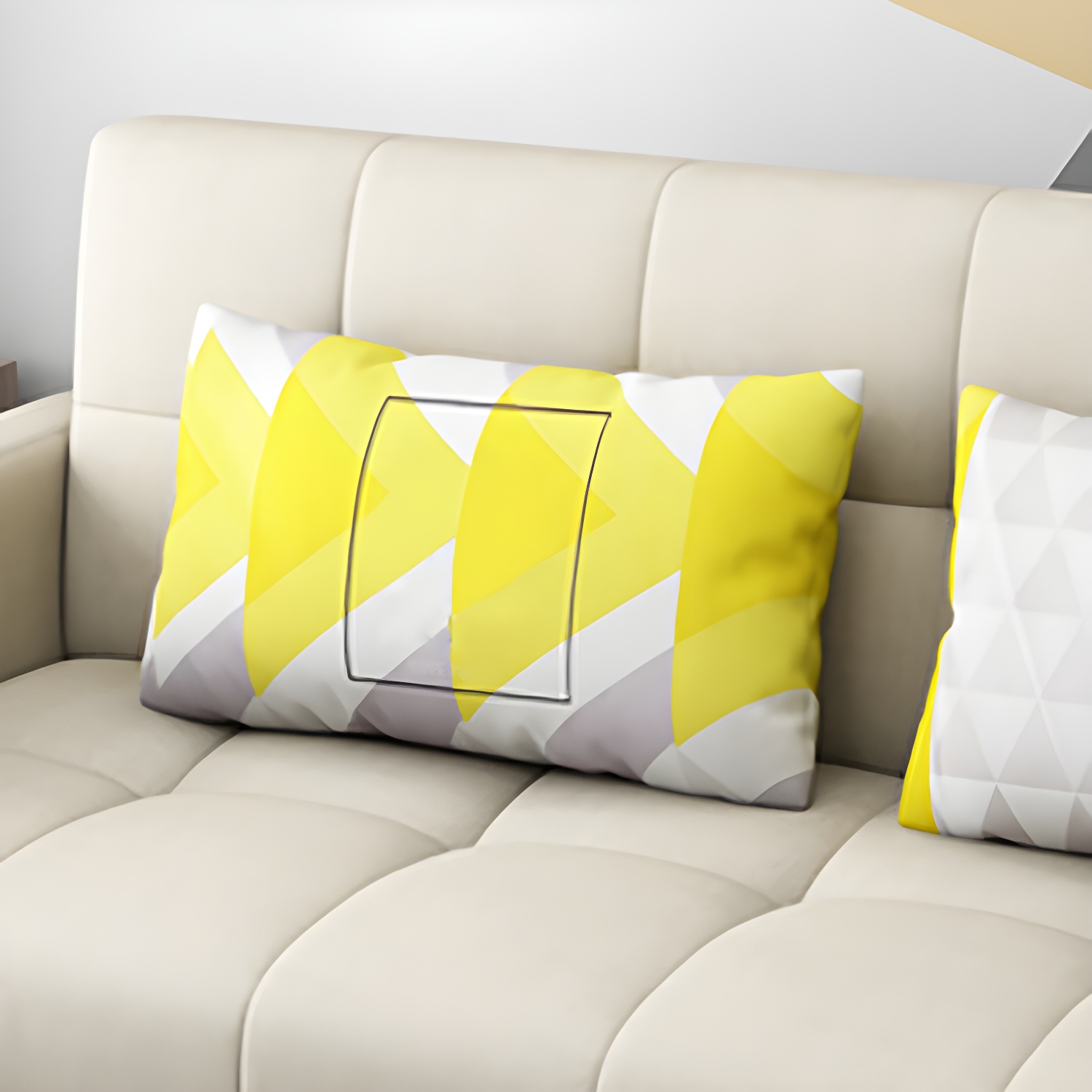 Square Arm Modern Storage Sofa with Biscuit Back Convertible Sofa for Living Room - image 19