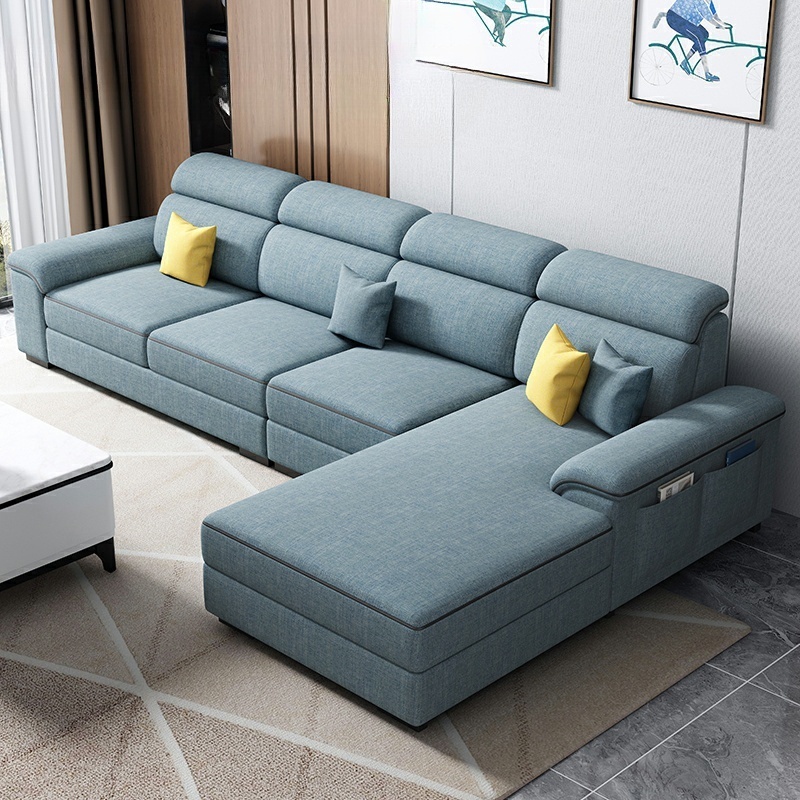 Modern L-Shape Sectional Sofa | Ormau - image 3