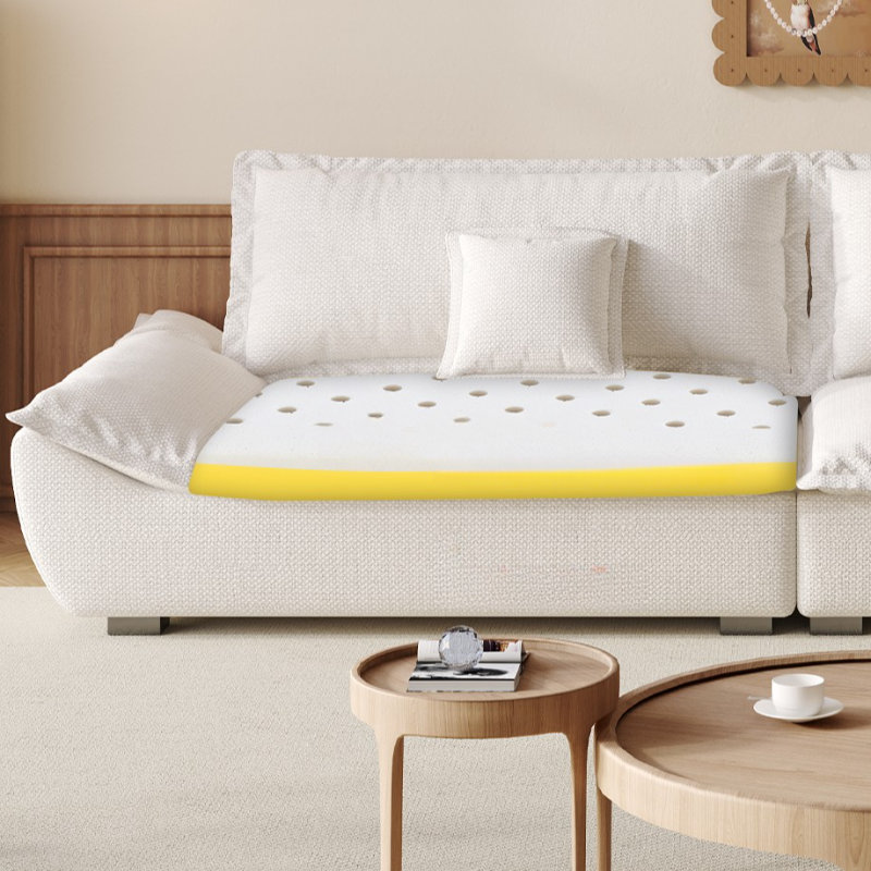 Modish Solid Color Stain Resistant Standard Sofa/Loveseat for 3-seater/4-seater/5 Person with 2 Pillows - image 13