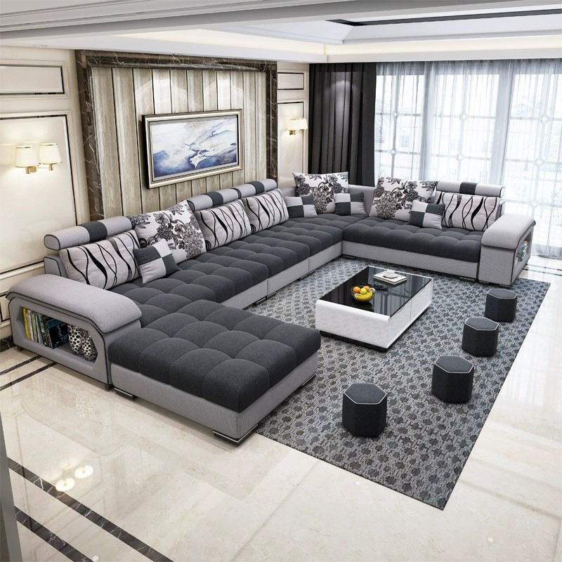 Modern U-Shape Sectional | Ormau - image 12