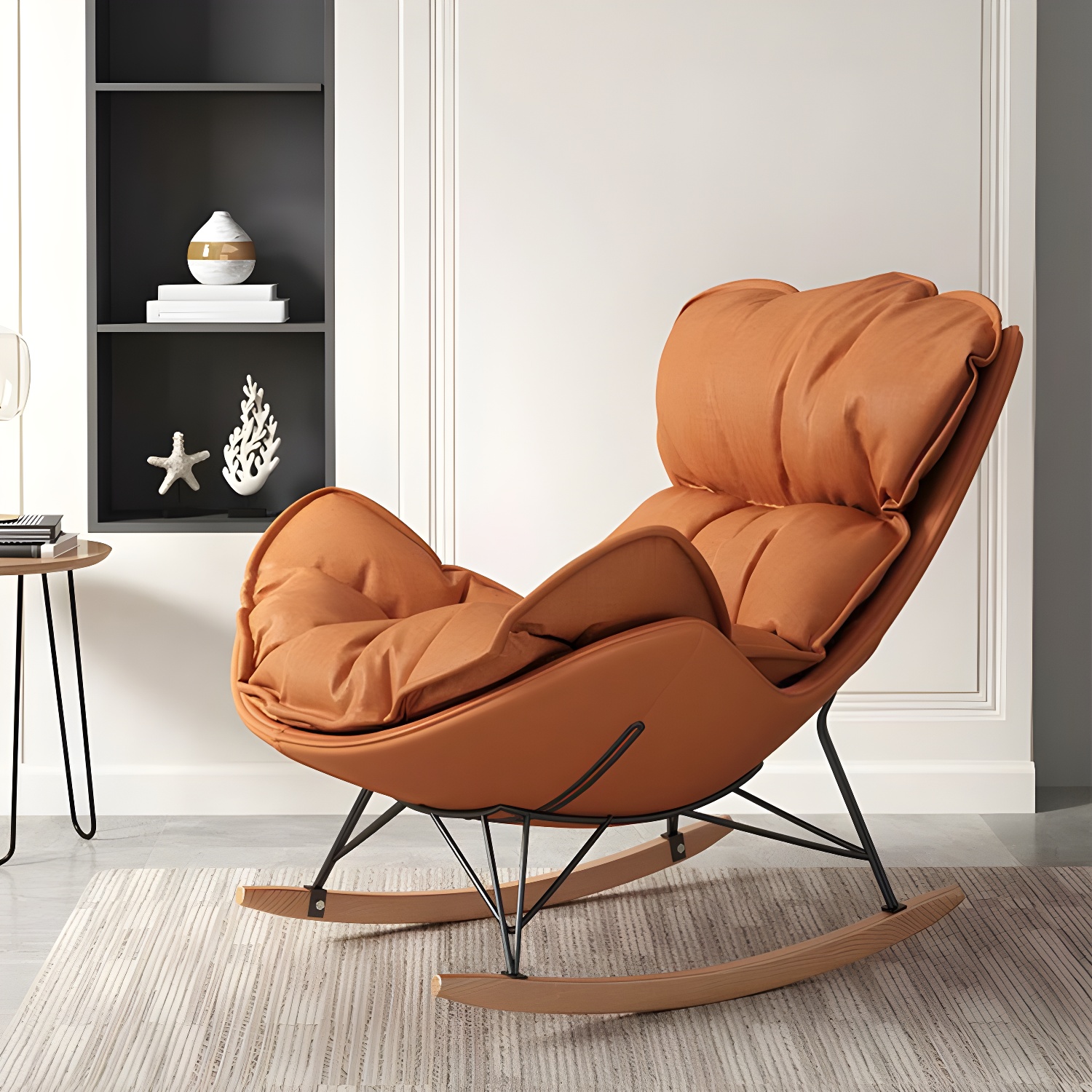 Upholstered Rocking Chair | Ormau - image 8
