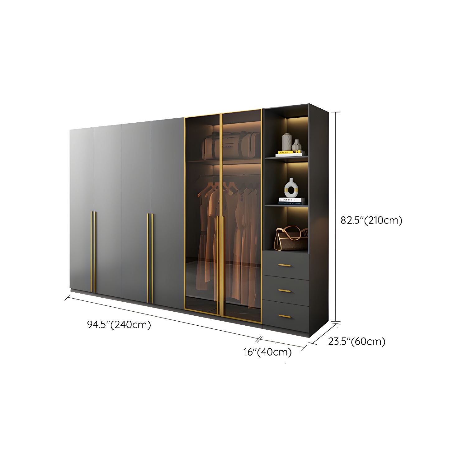 Modern Wardrobe Armoire | Ormau - image 30