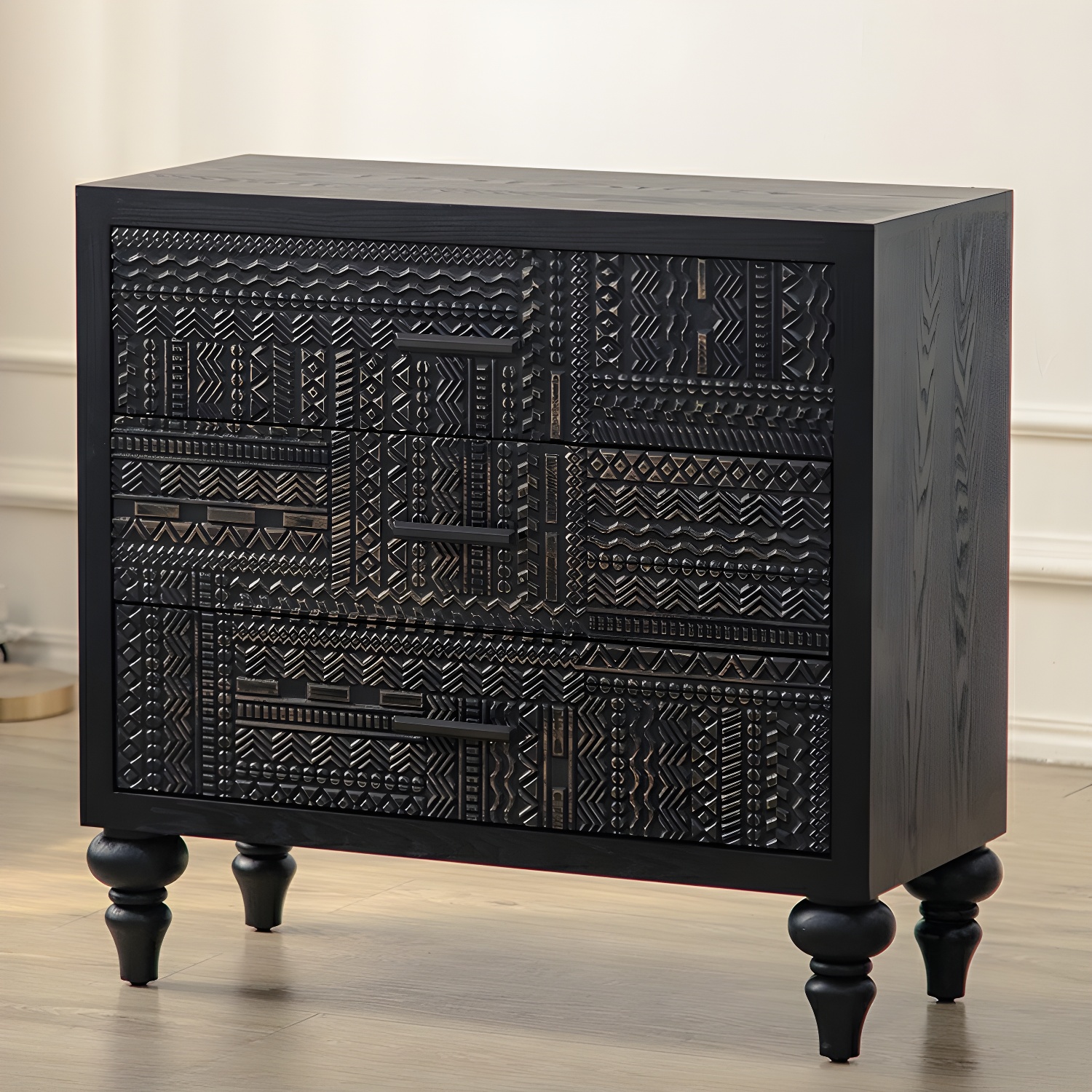 Scored Wood Console Cabinet | Ormau - image 17