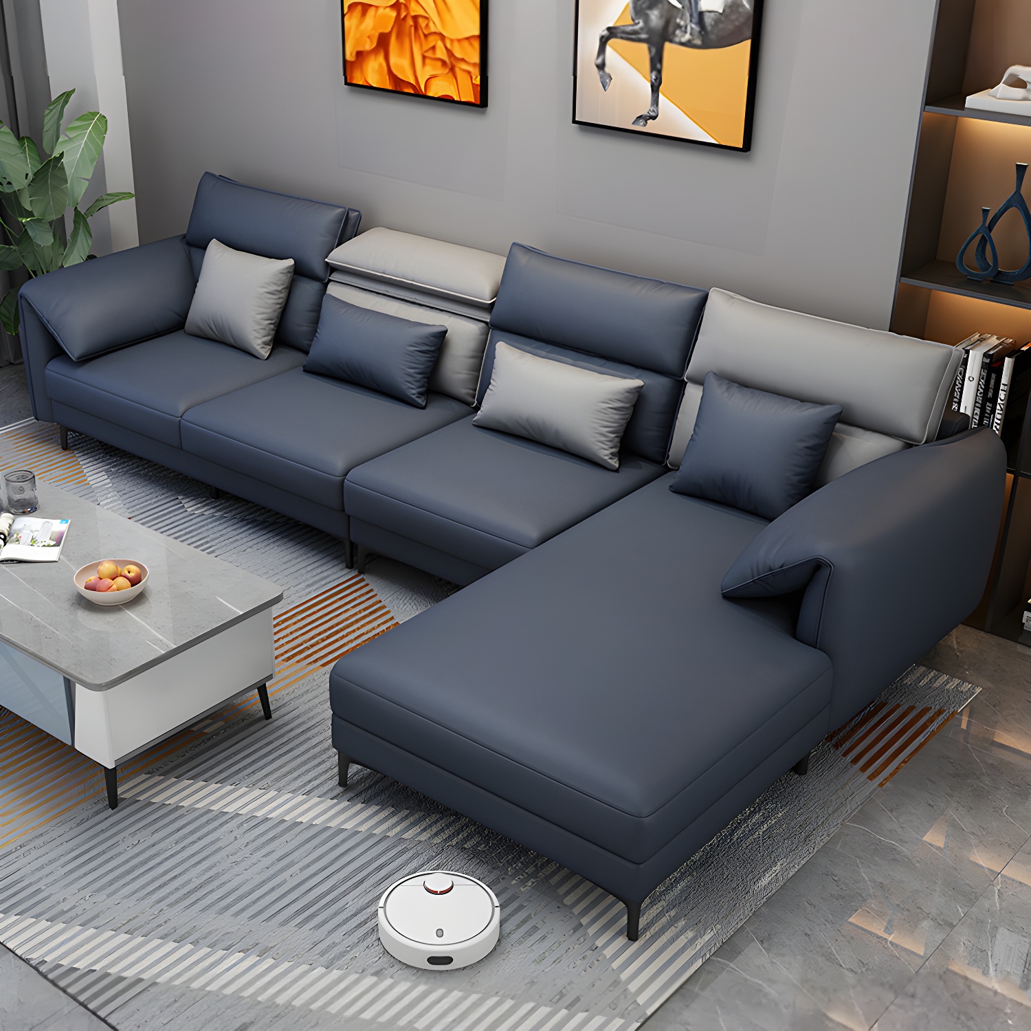 Modern Tech Cloth Sectional | Ormau - image 19