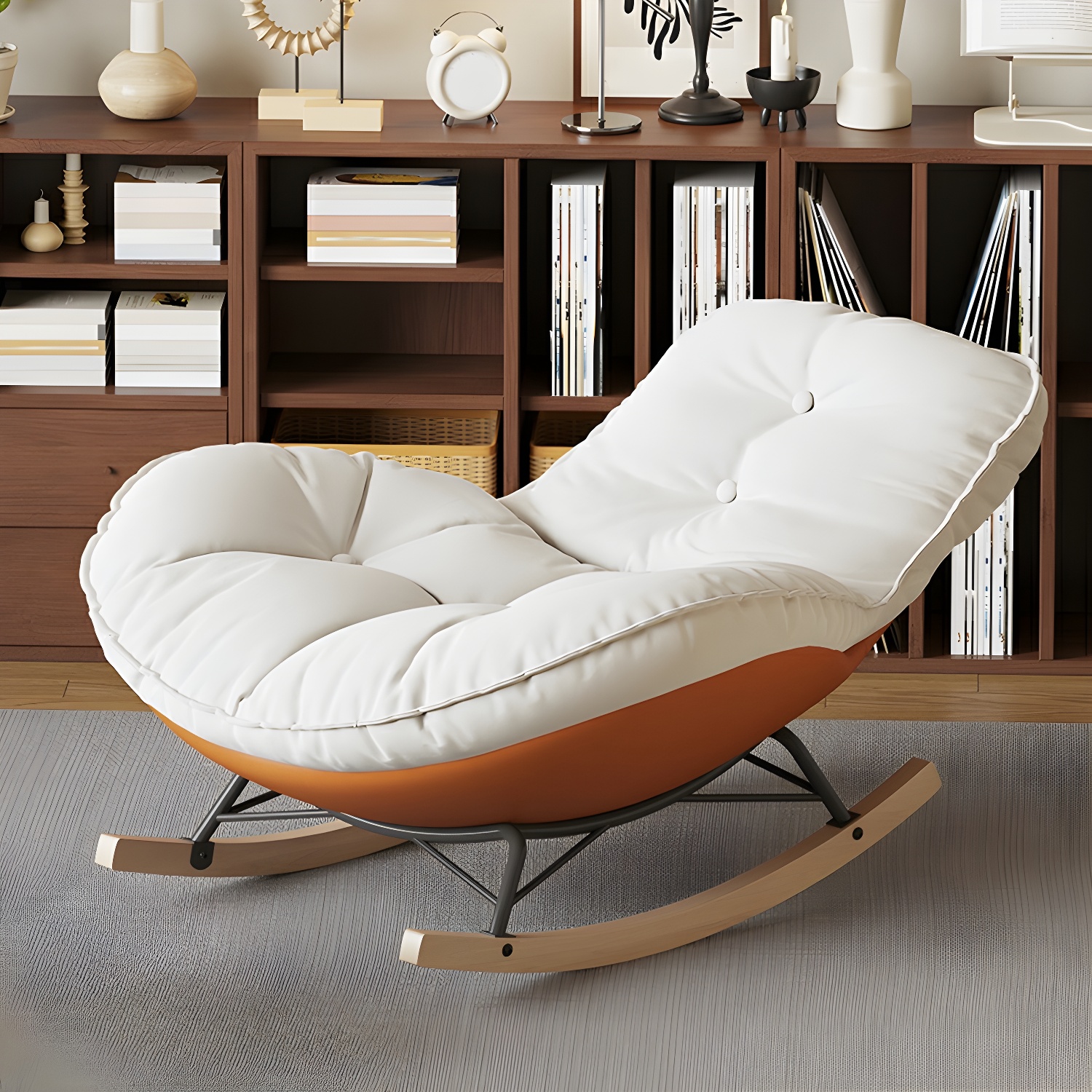 Upholstered Rocking Chair | Ormau - image 3