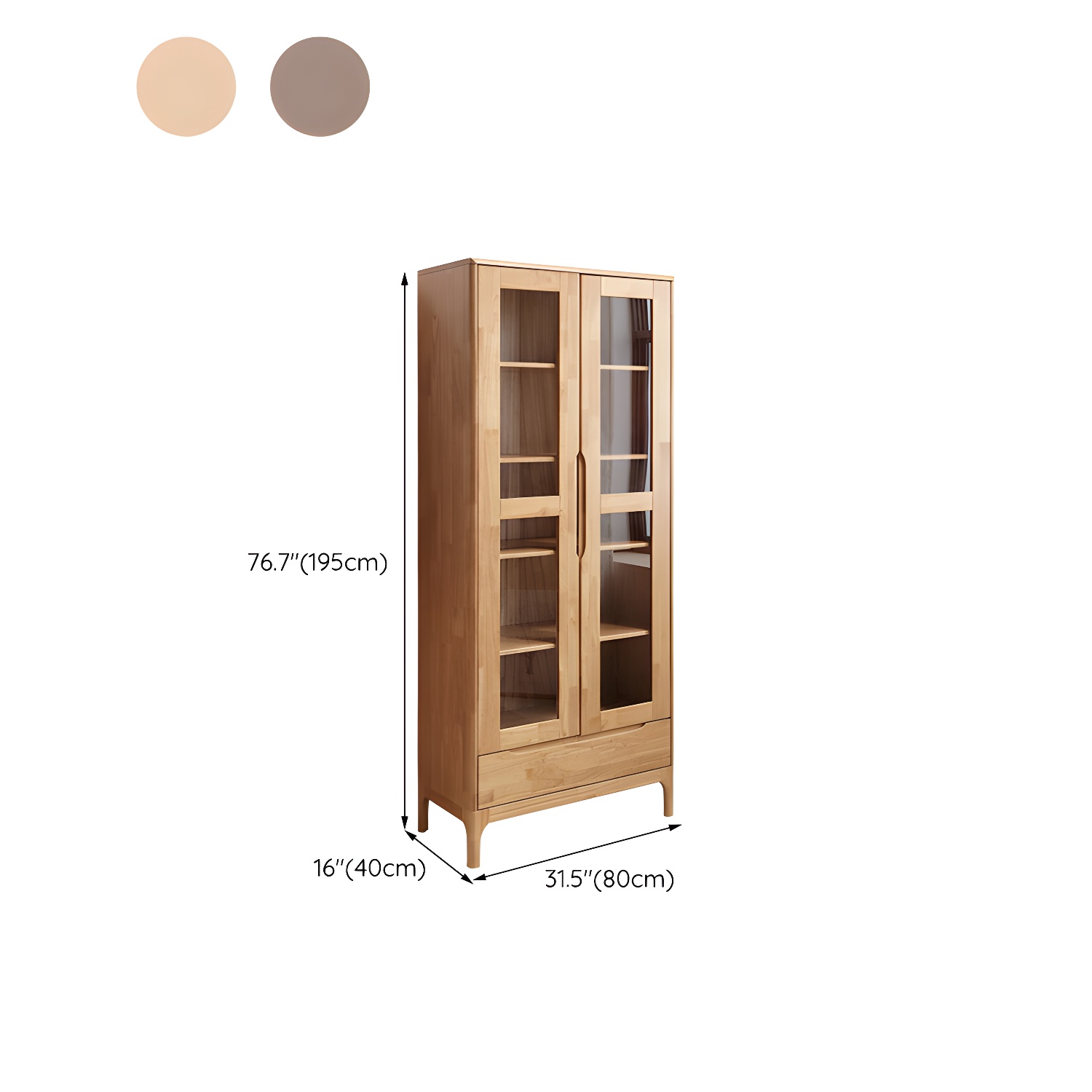 Glass Door Accent Cabinet | Ormau - image 14