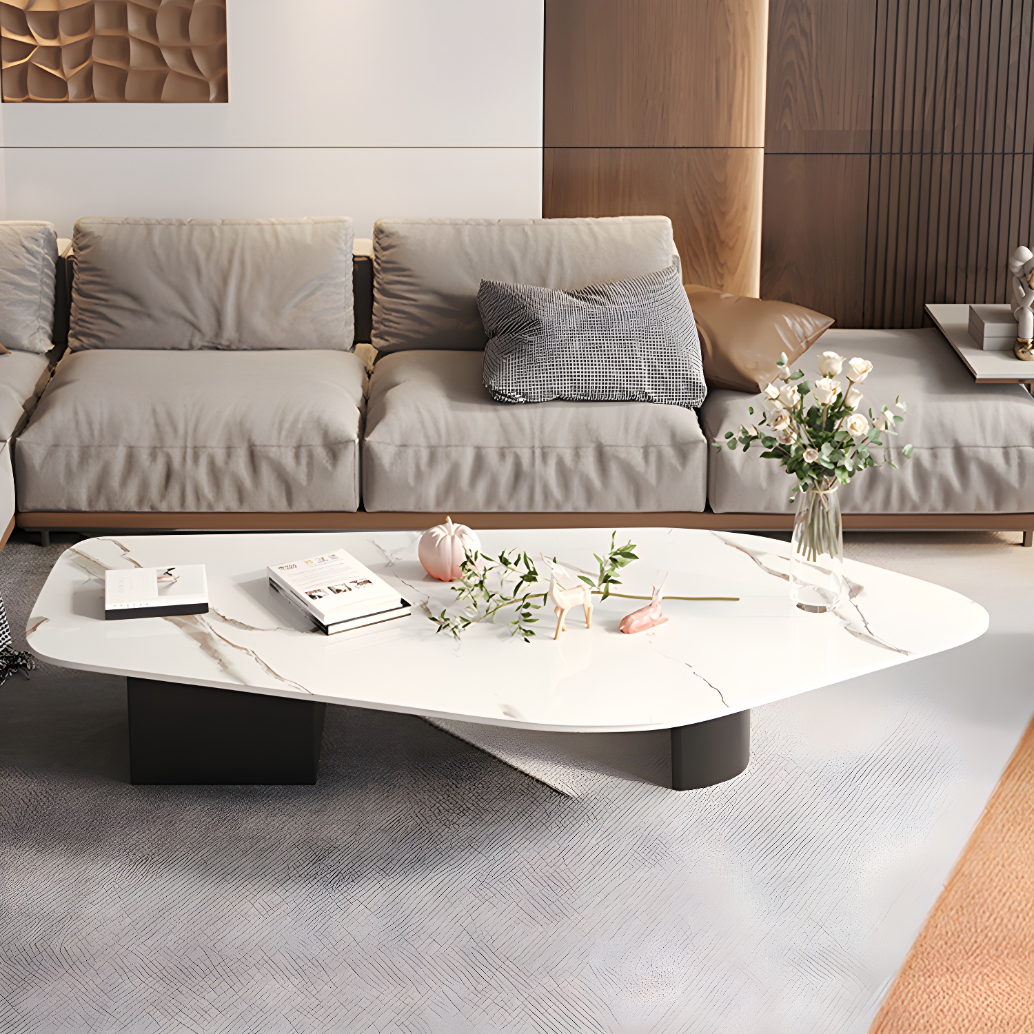 Stone Geometric Coffee Table | Ormau - image 5