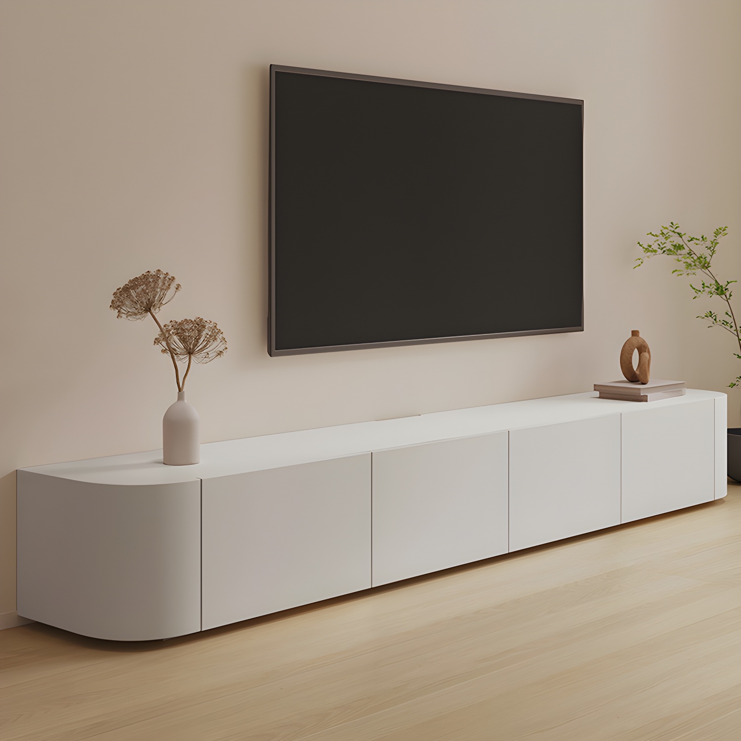 Modern White Oak TV Stand | Ormau - image 3