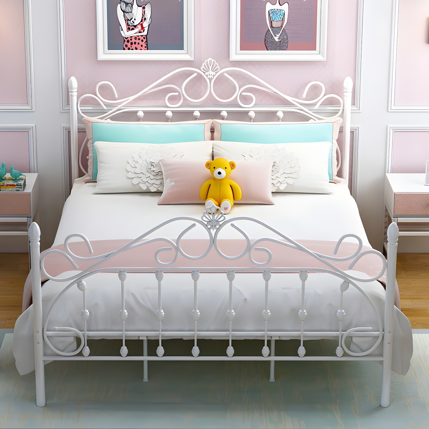 Industrial Iron Bed | Ormau - image 4
