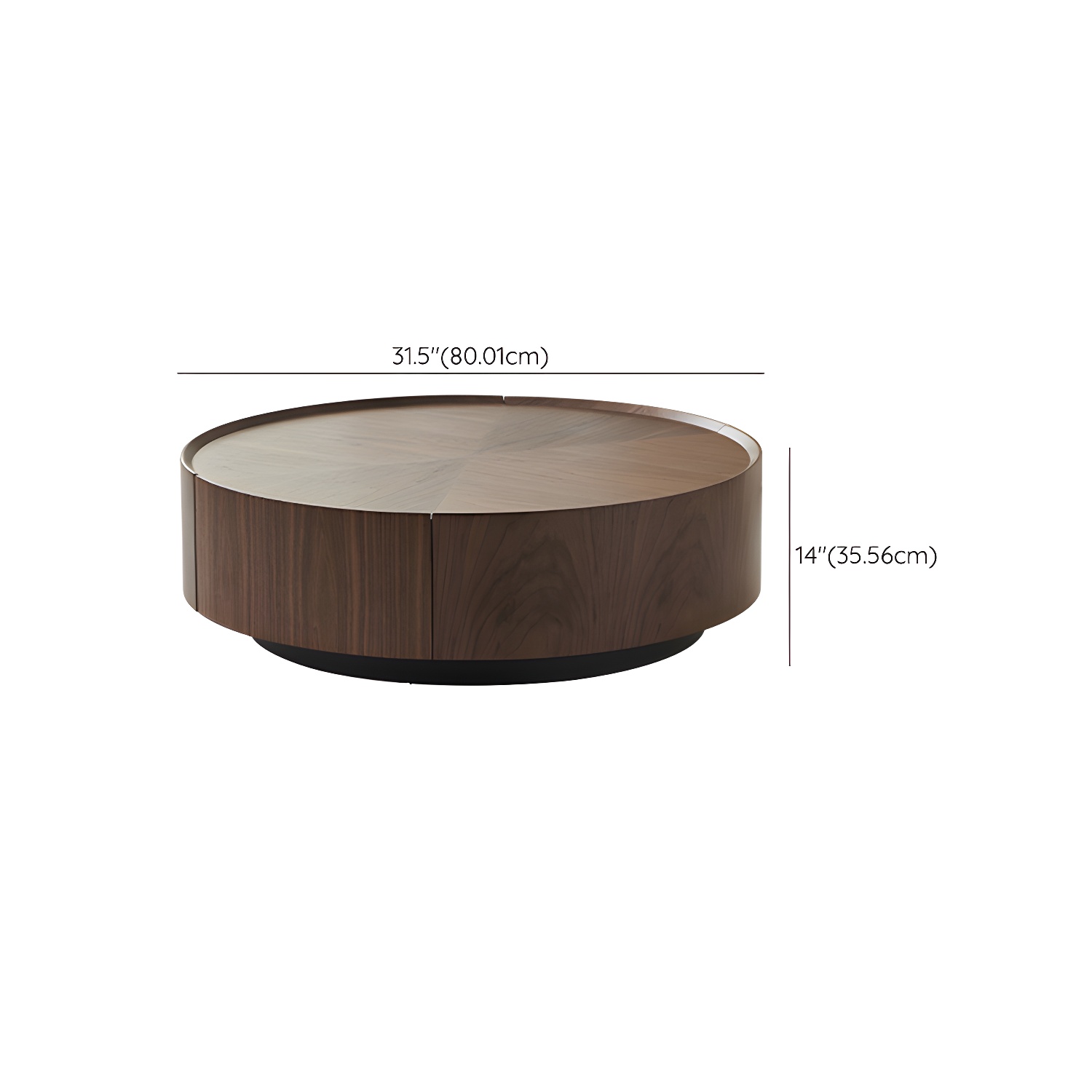 Round Wood Coffee Table | Ormau - image 13