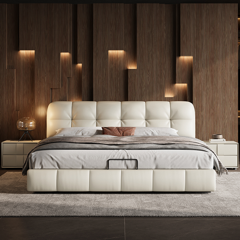 Button-Tufted Storage Bed | Ormau - image 2