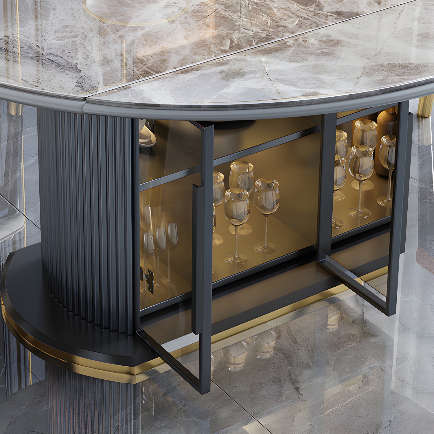 Slate & Gray Dining Set | Ormau - image 7