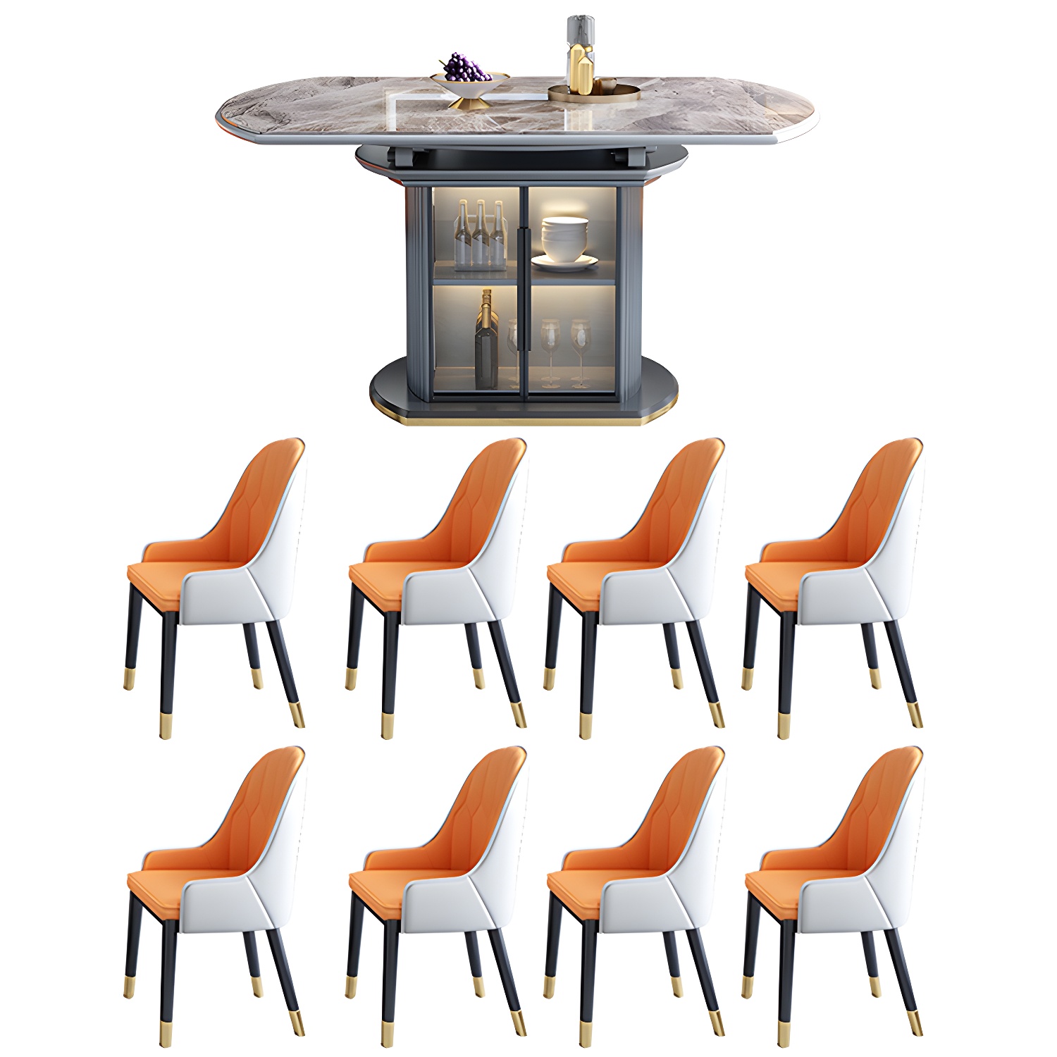 Slate & Gray Dining Set | Ormau - image 16