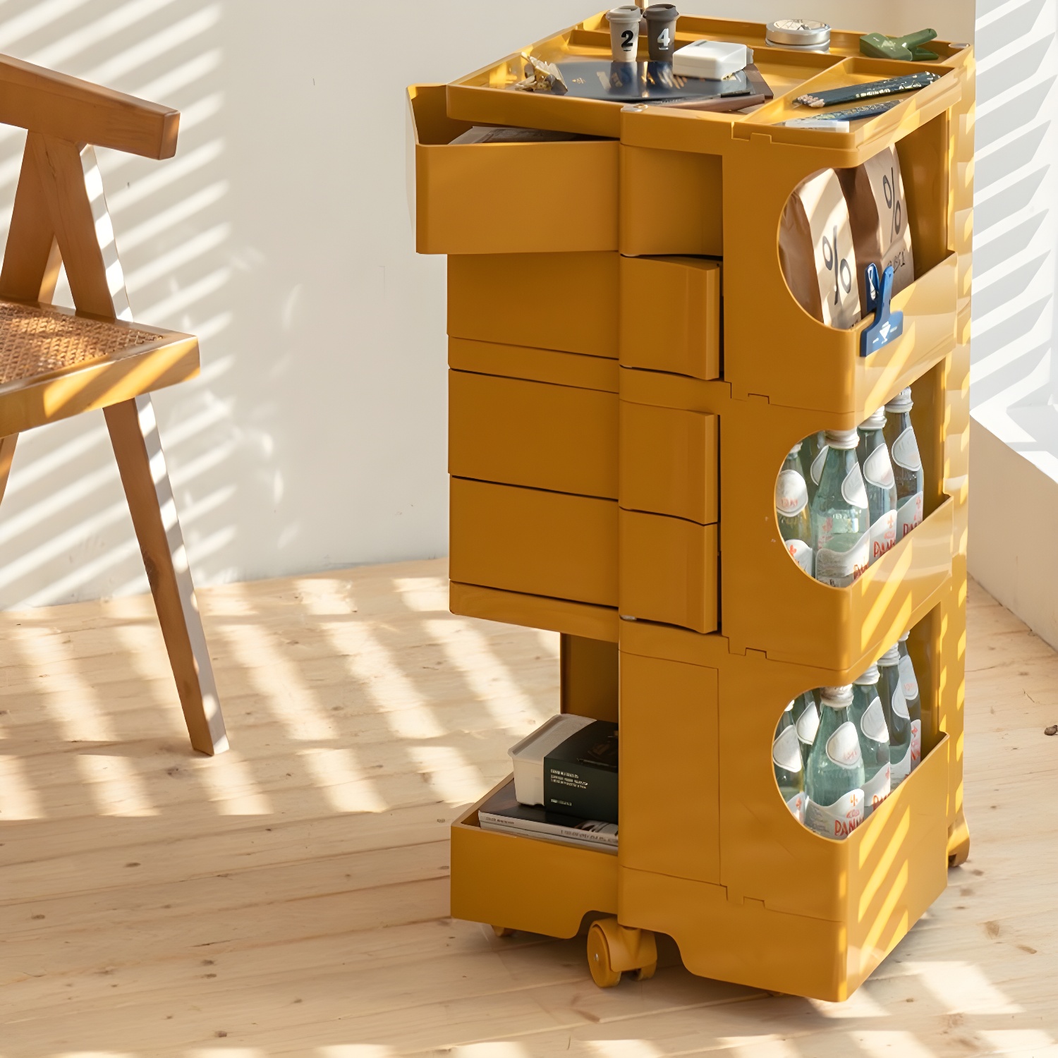Modern Open Storage Nightstand | Ormau - image 18