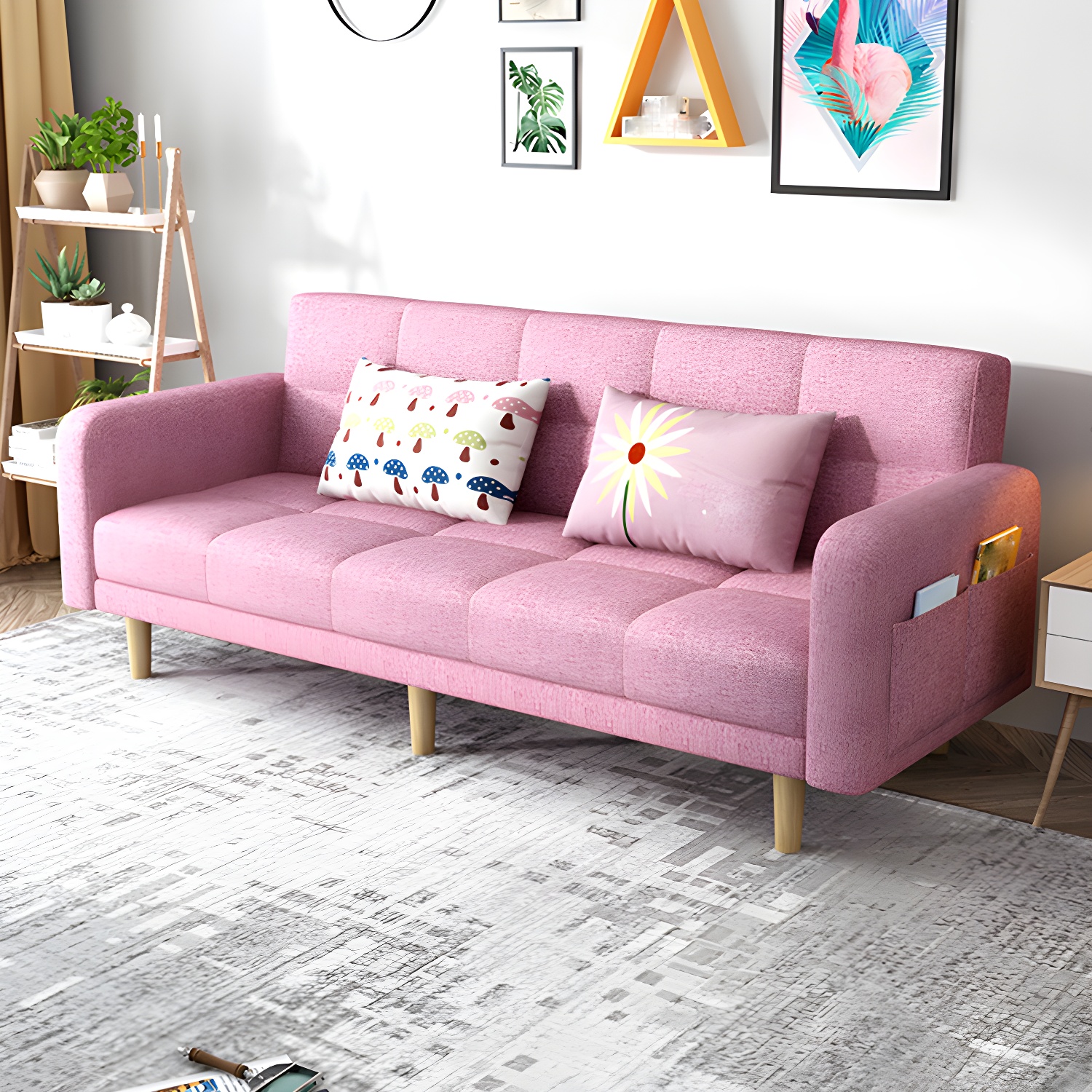 Modern Tufted Sleeper Sofa | Ormau - image 8