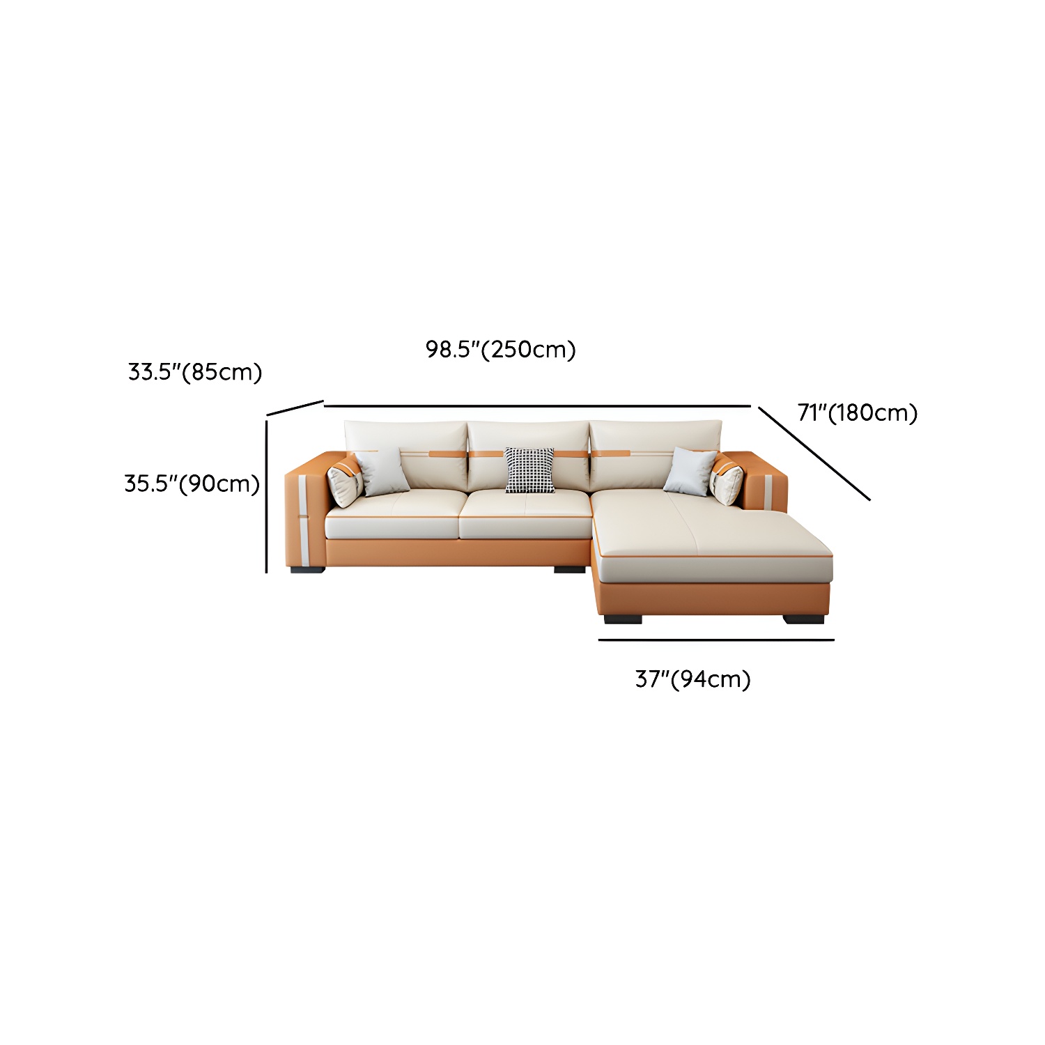 Scandinavian Sectional Sofa | Ormau - image 19