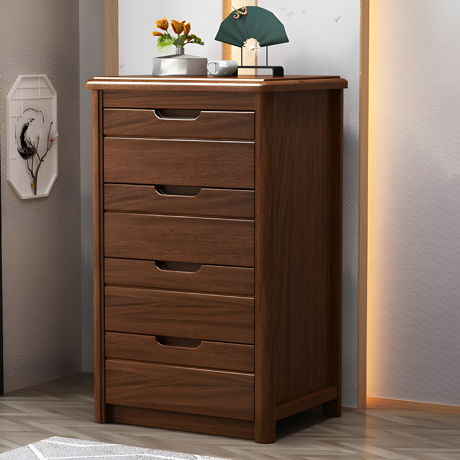 Solid Wood Vertical Dresser | Ormau - image 7