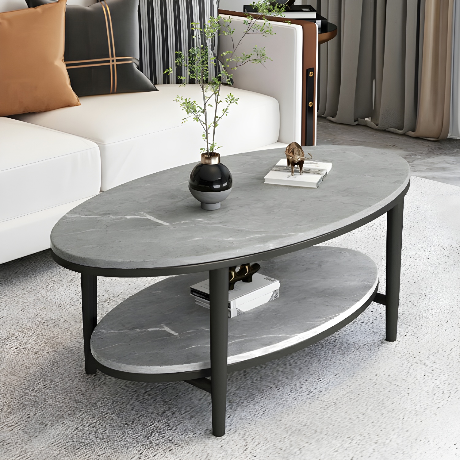 Glam Stone Coffee Table | Ormau - image 14