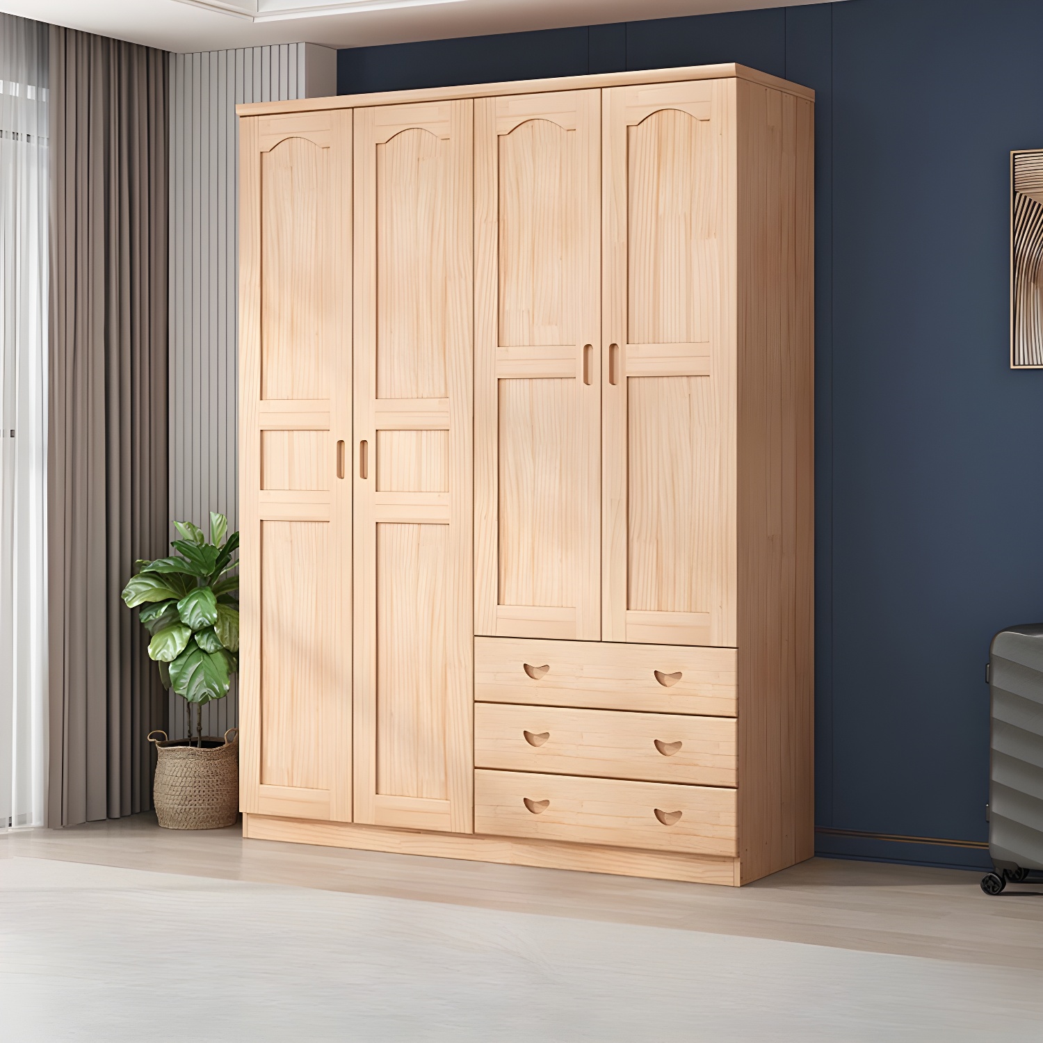 Scandinavian Wood Armoire | Ormau - image 39