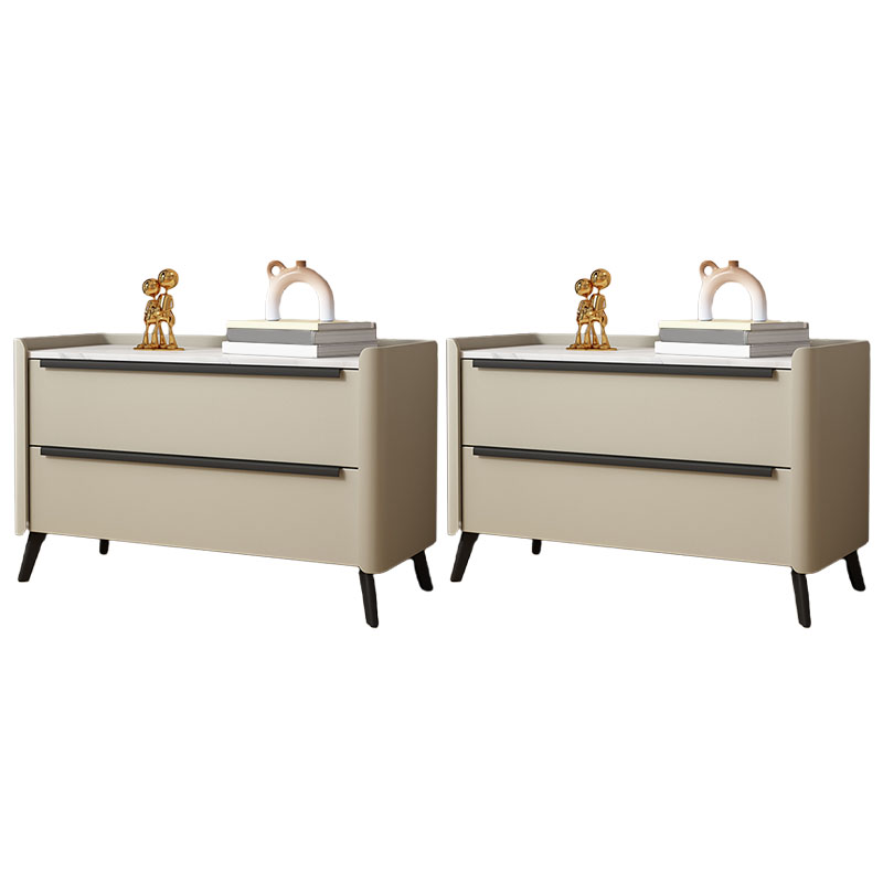 Modern Stone Top Nightstand | Ormau - image 21