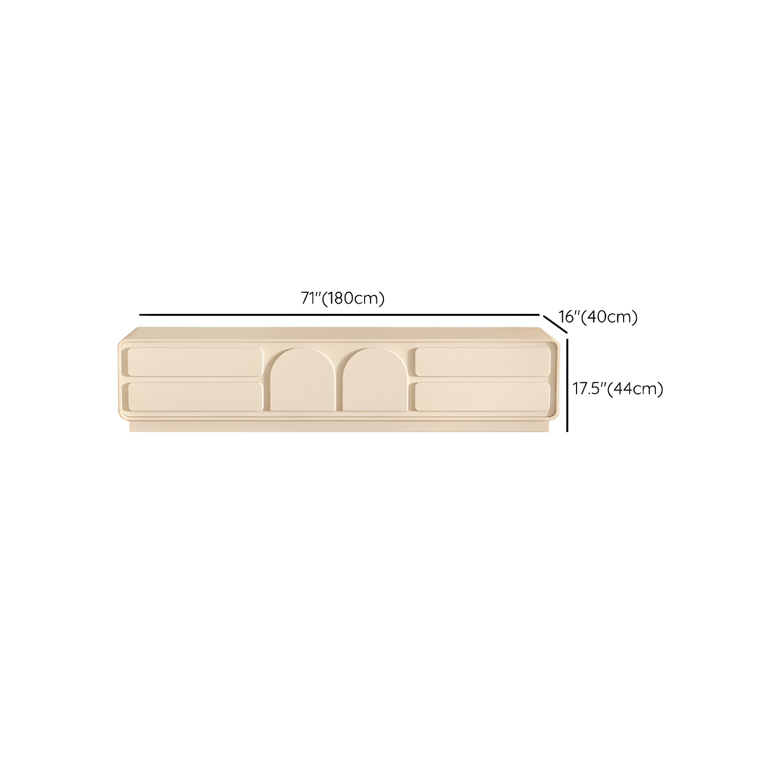 Minimalist White TV Stand | Ormau - image 8