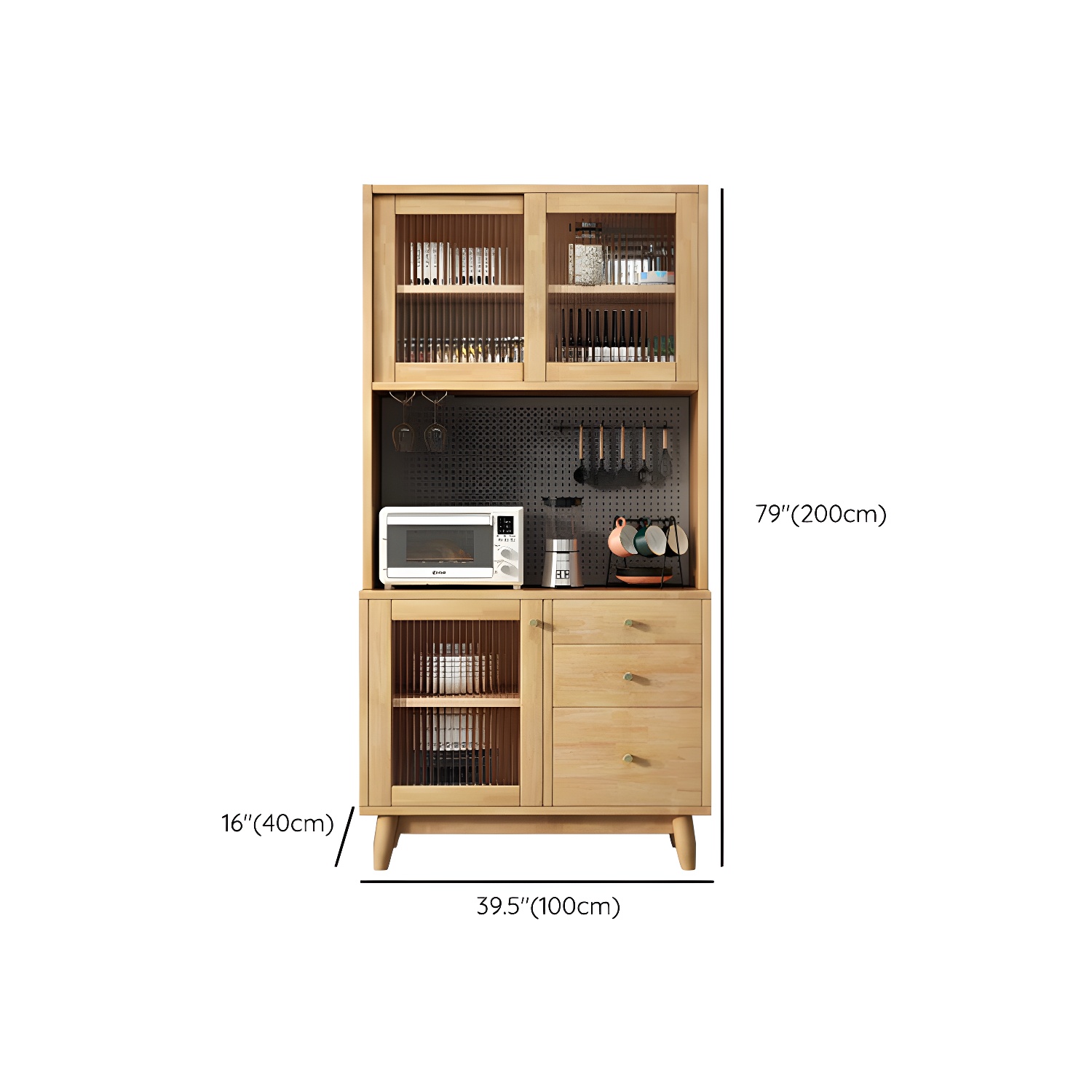 Modern Glass Door Sideboard | Ormau - image 16