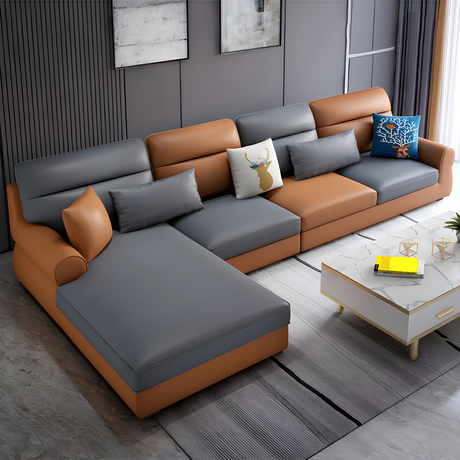 Architectural Sectional Sofa | Ormau - image 2