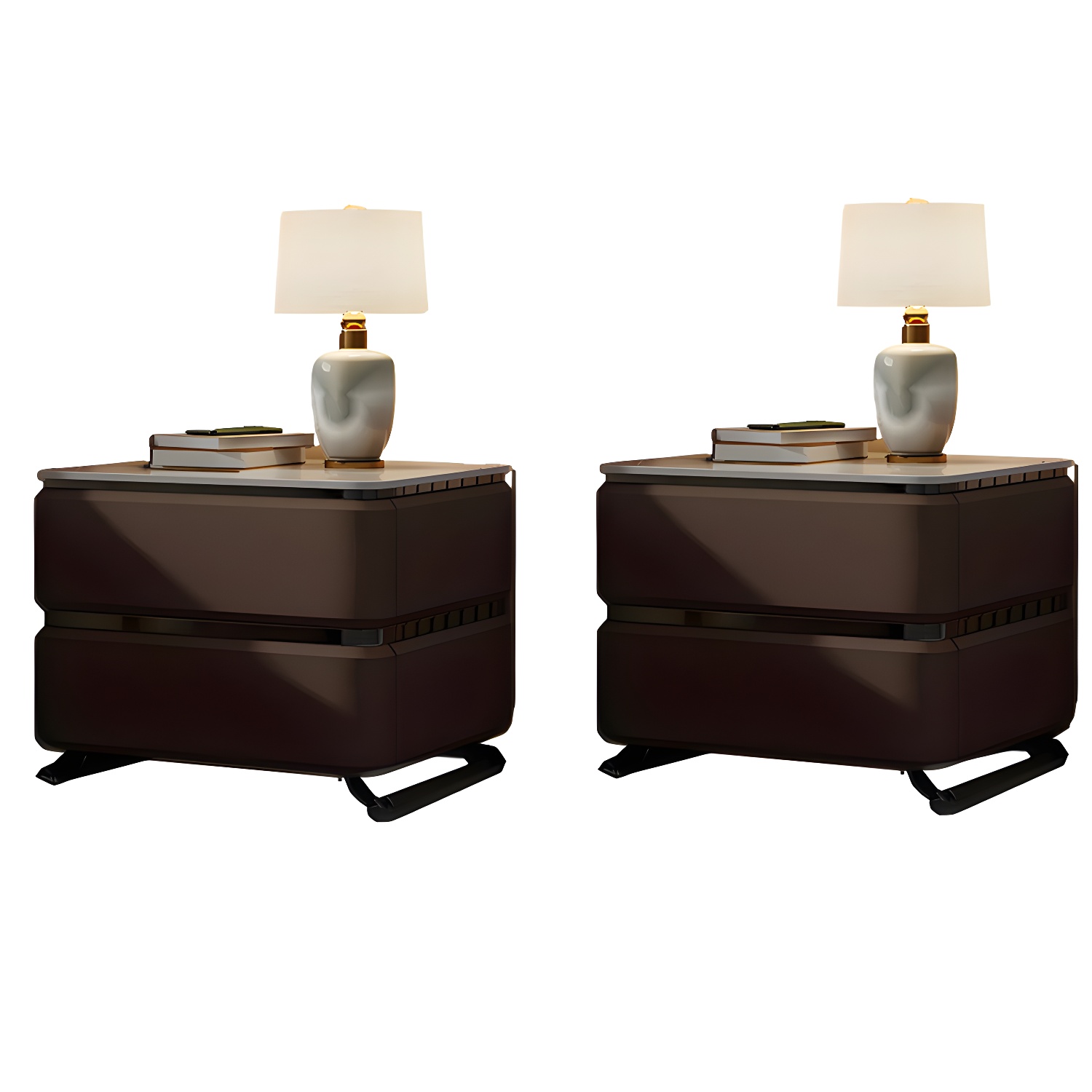 Modern Stone Nightstand | Ormau - image 30