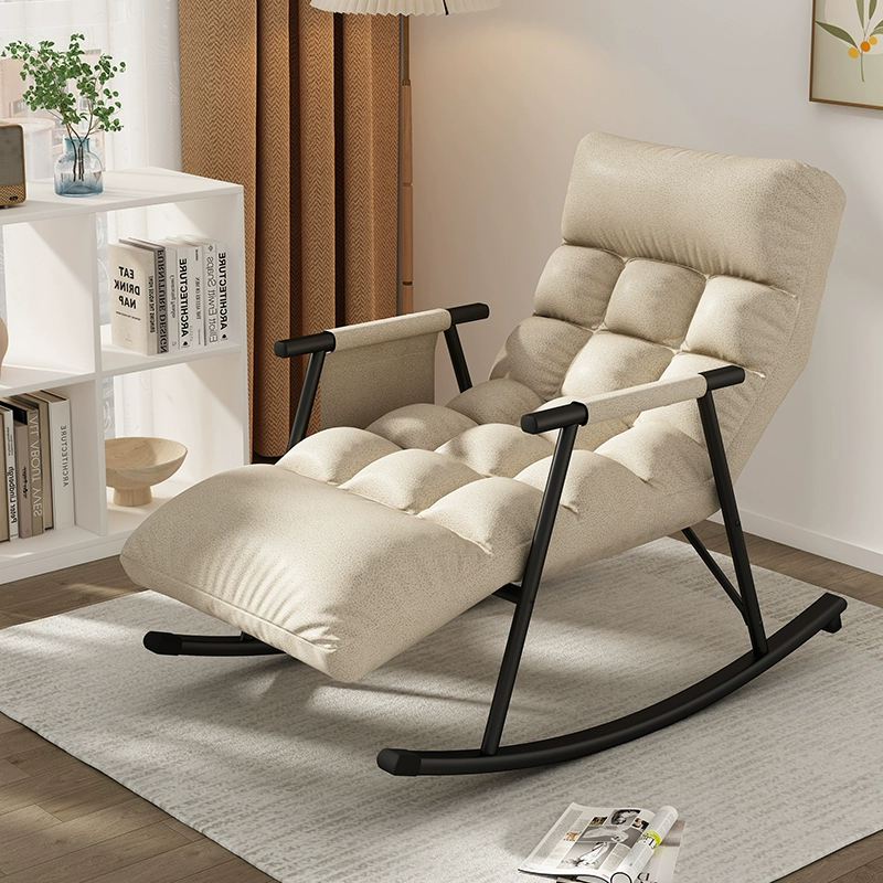Chic Upholstered Rocking Chair | Ormau - image 33