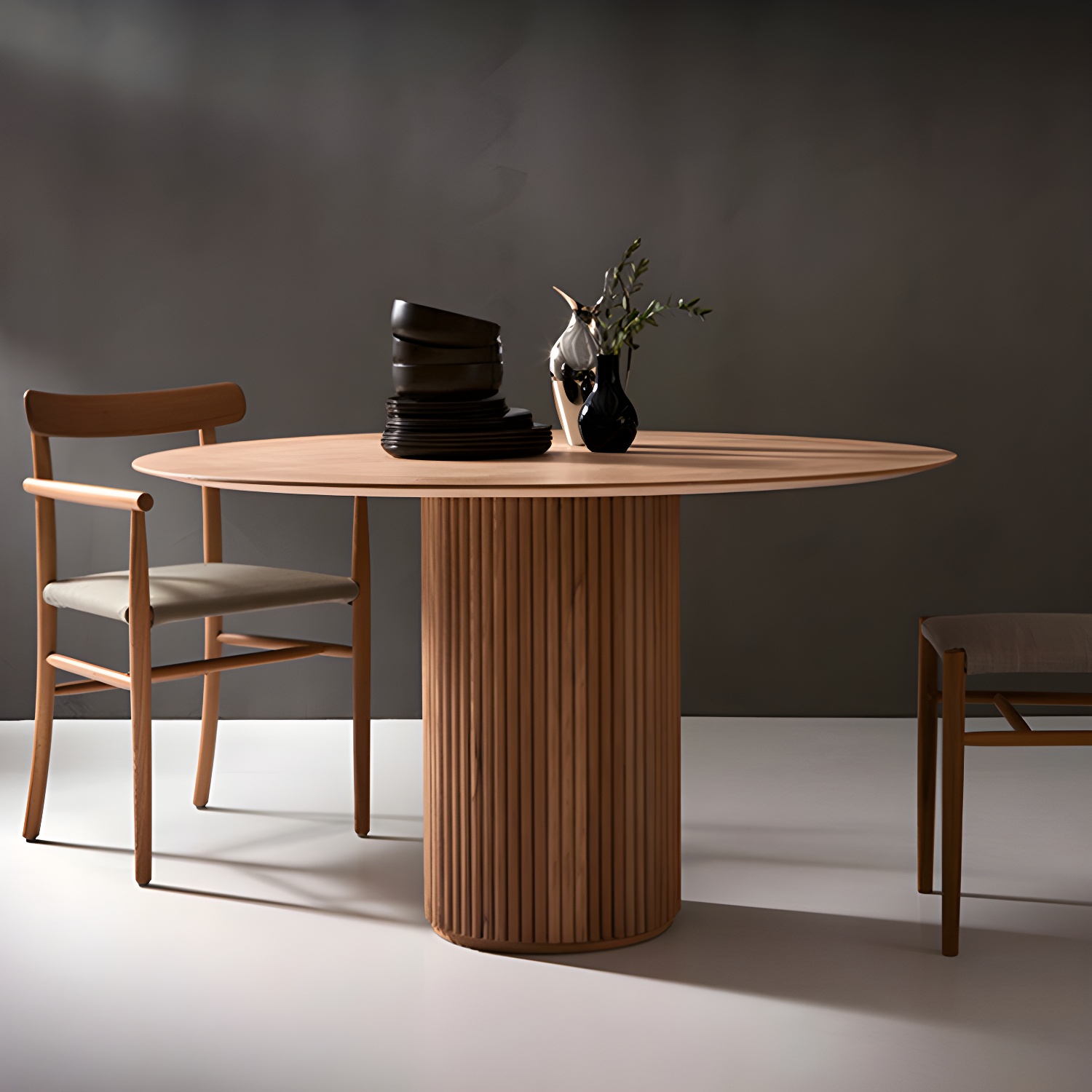 Round Wood Dining Table | Ormau - image 5