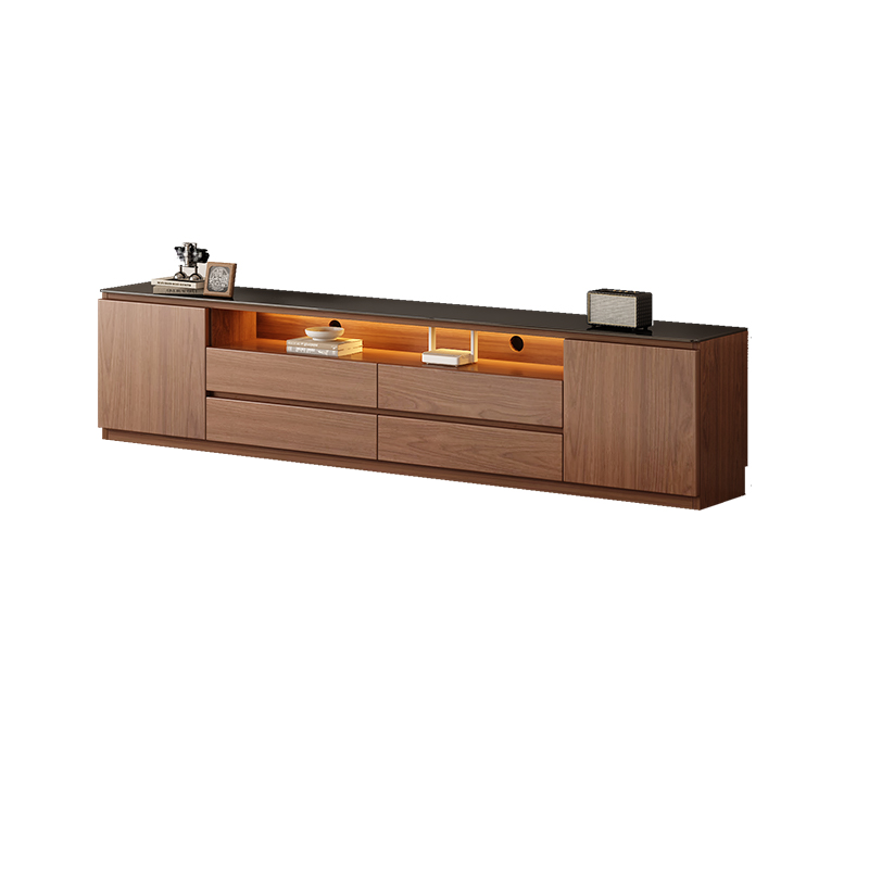 Modern Brown Media Console | Ormau - image 16