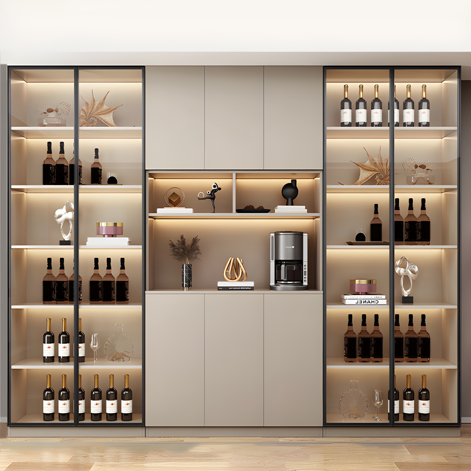 Modern Glass Door Cabinet | Ormau - image 24