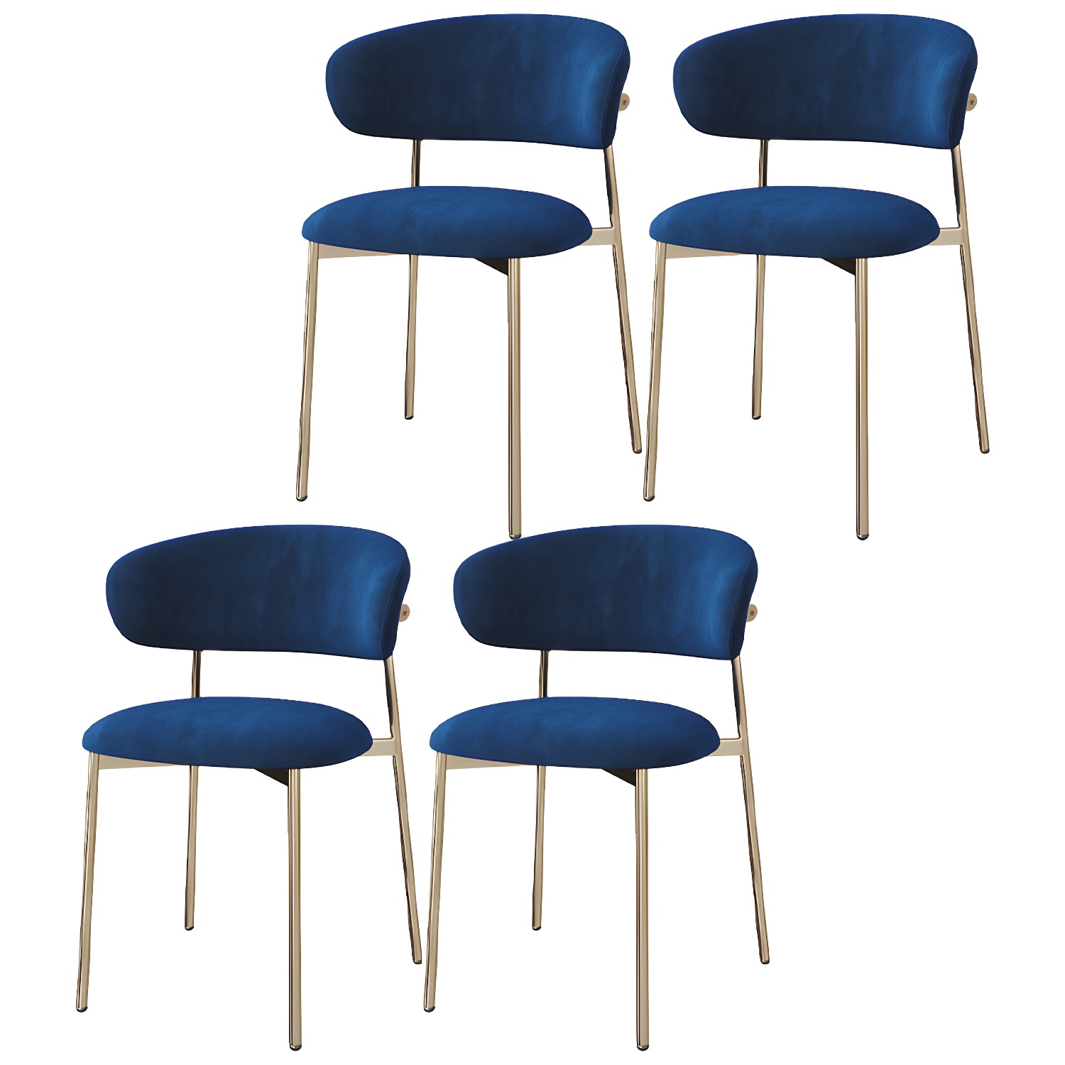 Upholstered Dining Chair Set | Ormau - image 8