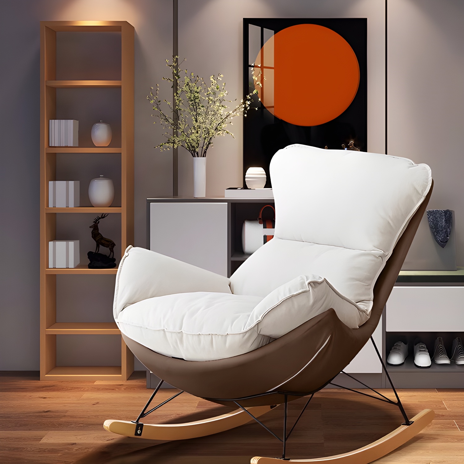 Upholstered Rocking Chair | Ormau - image 11