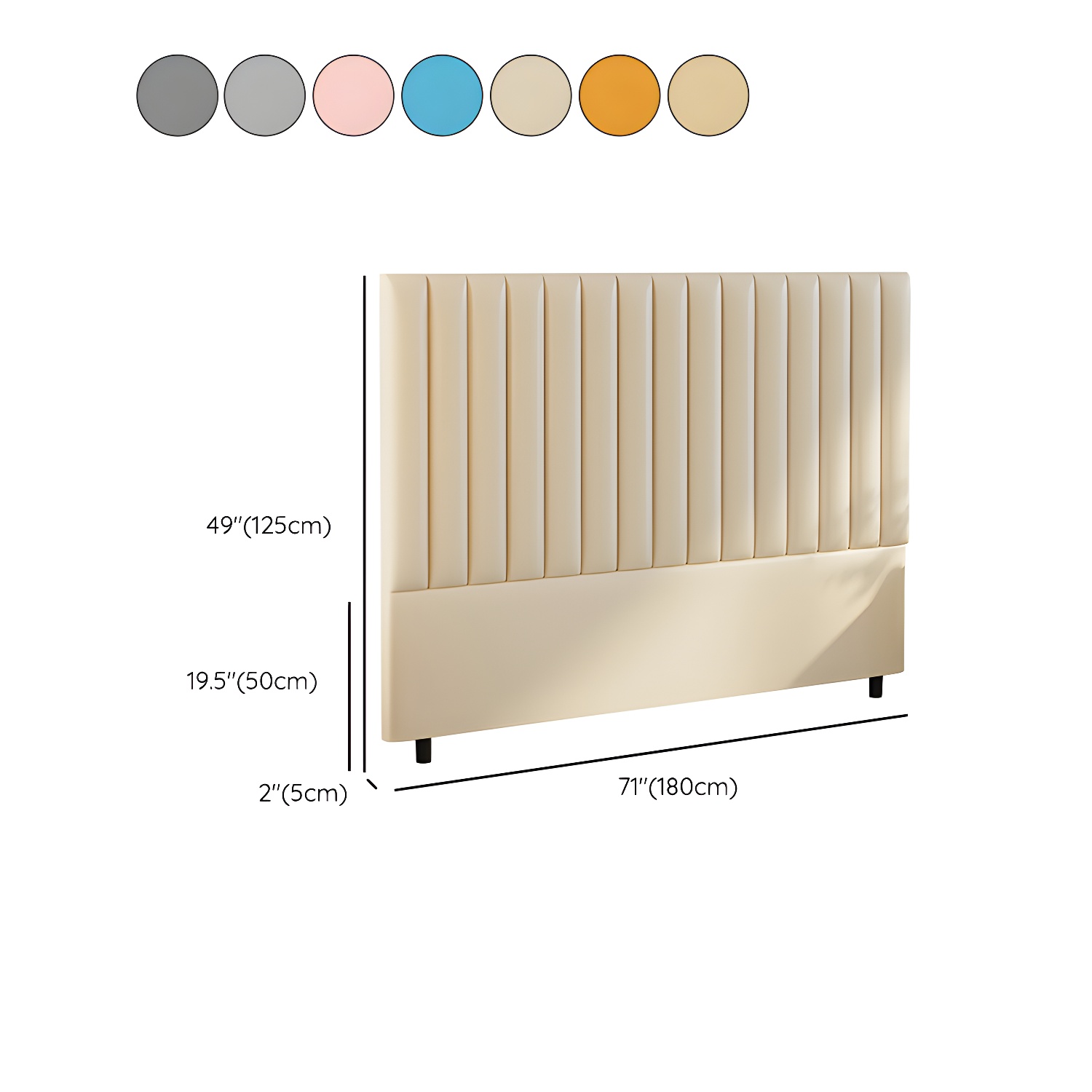 Pine Bed Headboard | Modern Freestanding | Ormau - image 21