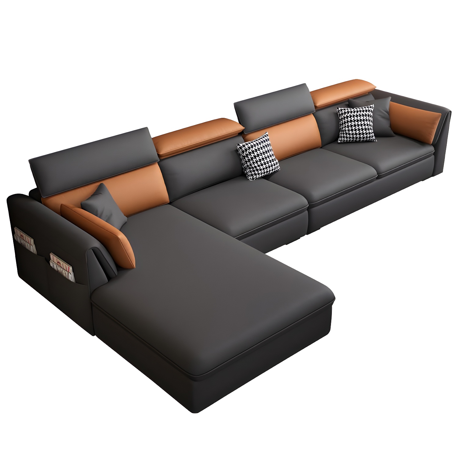 Gray Tech Cloth Sectional | Ormau - image 5