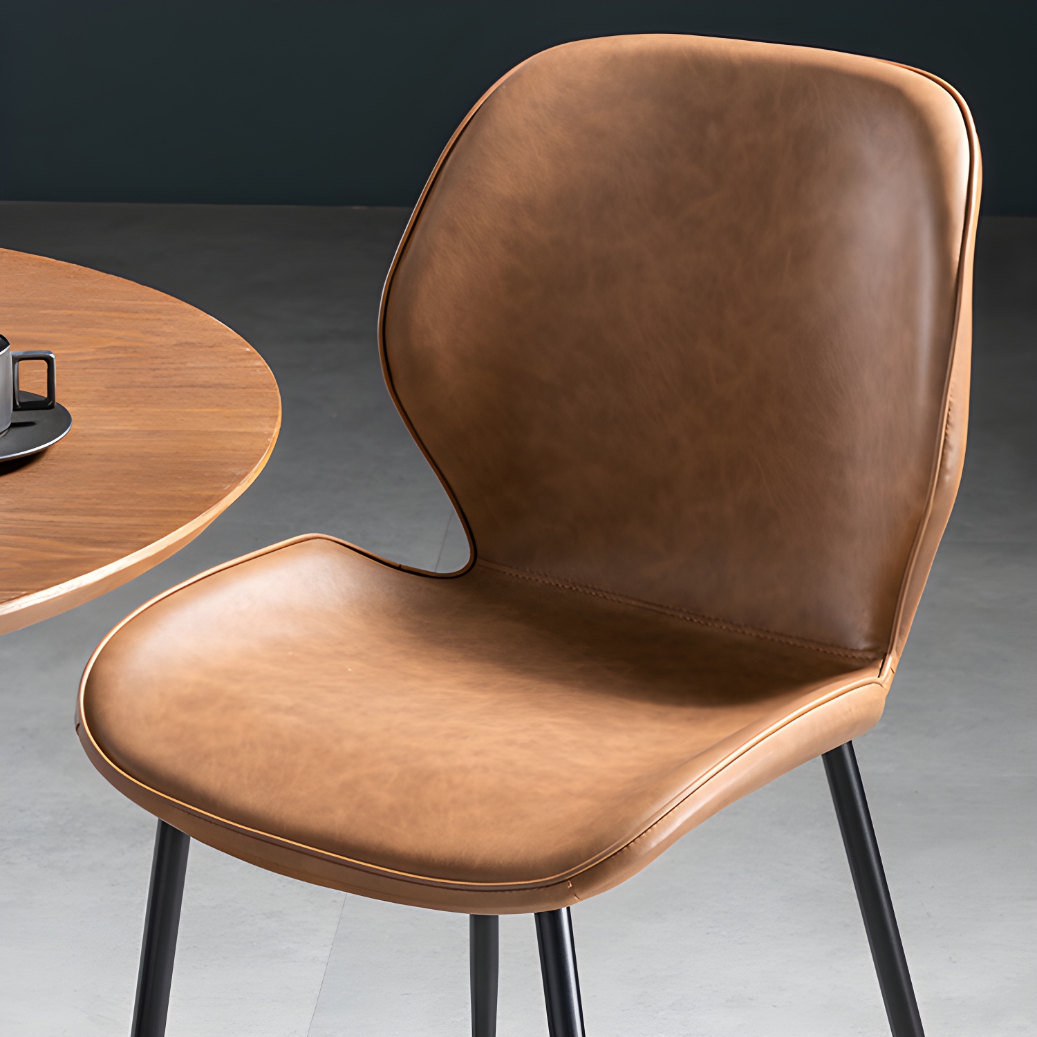 Wingback Leather Dining Chair | Ormau - image 19