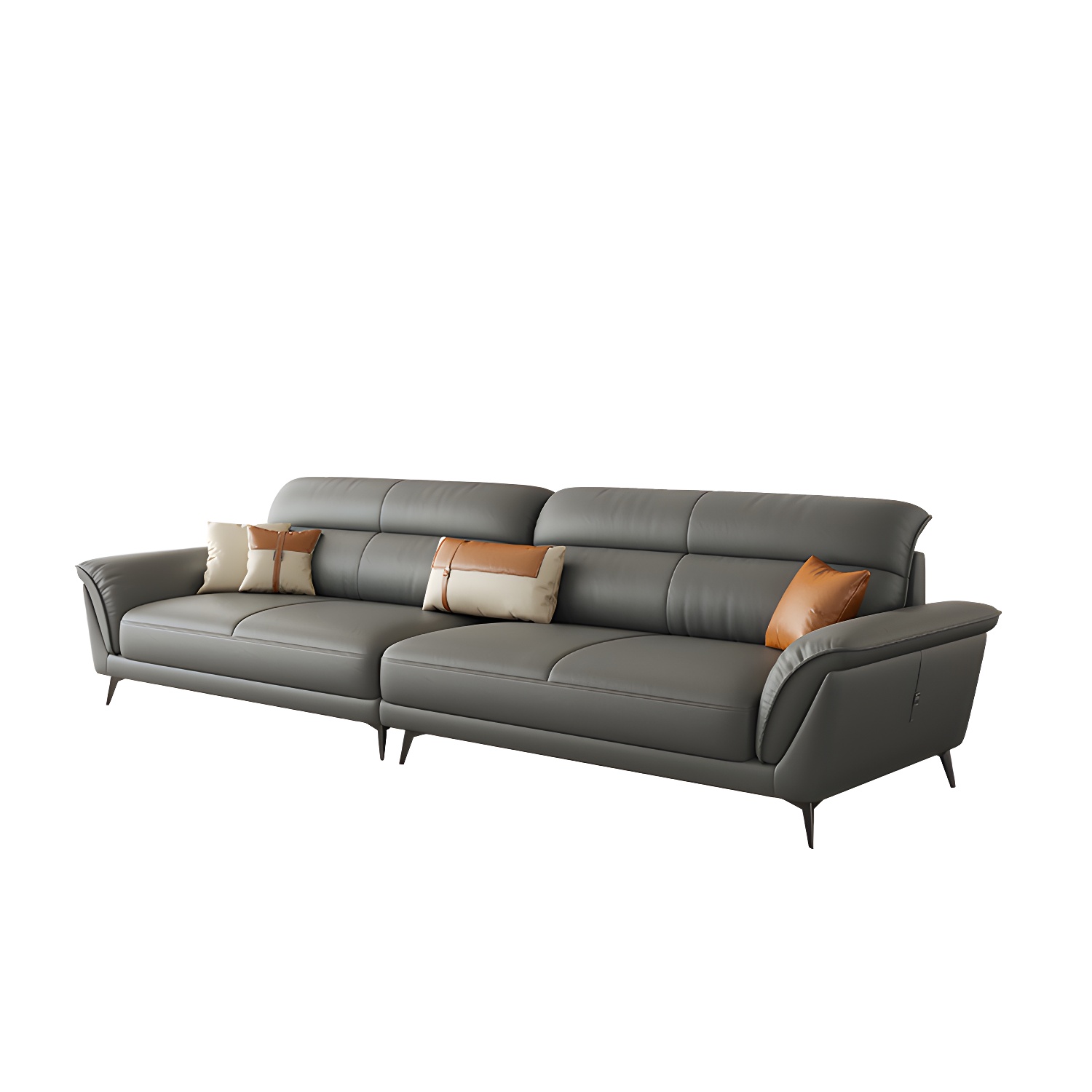 Modern Flared-Arm Sectional | Ormau - image 5