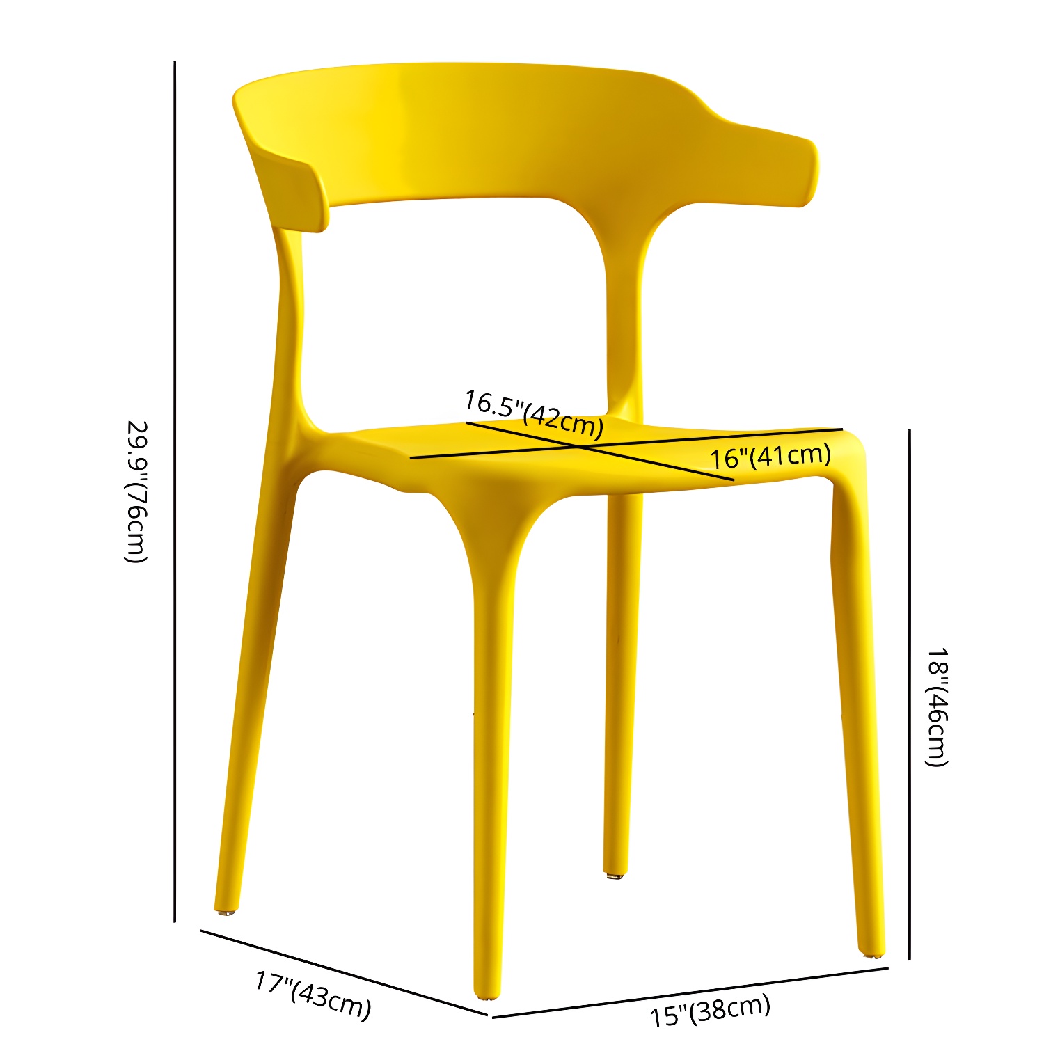 Modern Stacking Side Chair | Ormau - image 19
