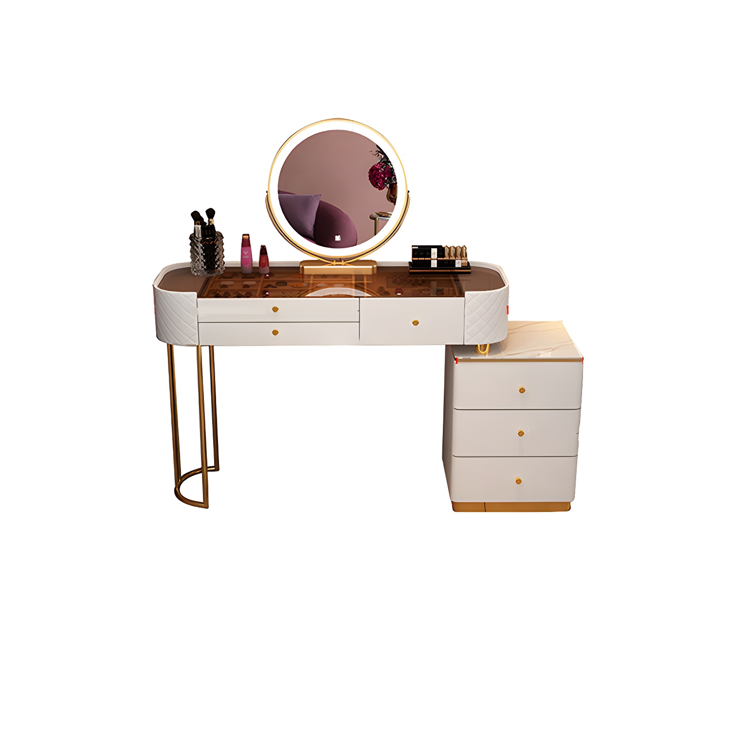 Lighted Vanity Table Set | Ormau - image 18