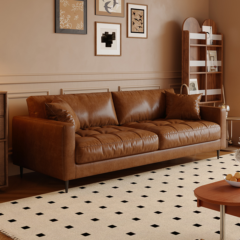 Modern Faux Leather Sofa | Ormau - image 2