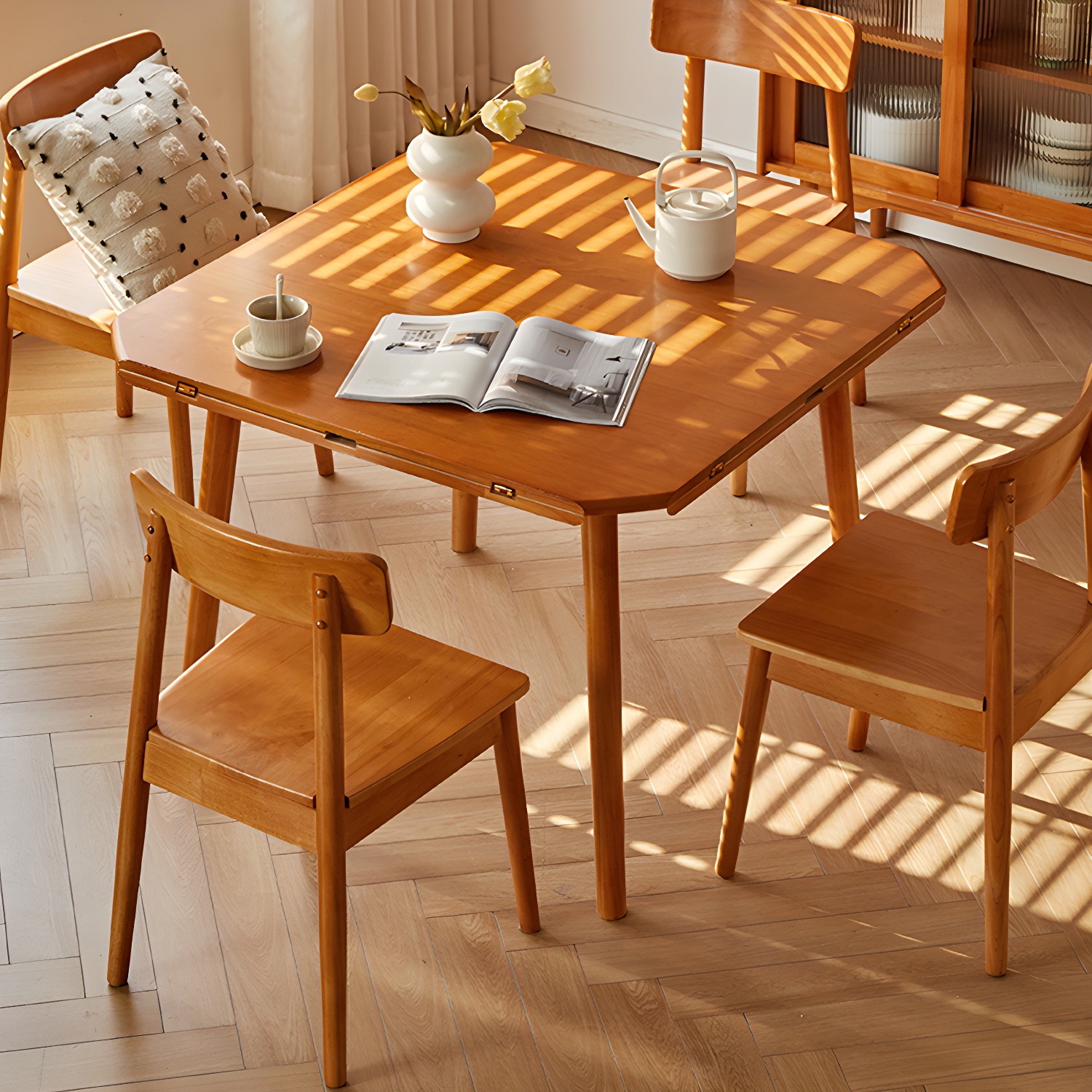Round Wood Dining Table | Ormau - image 5